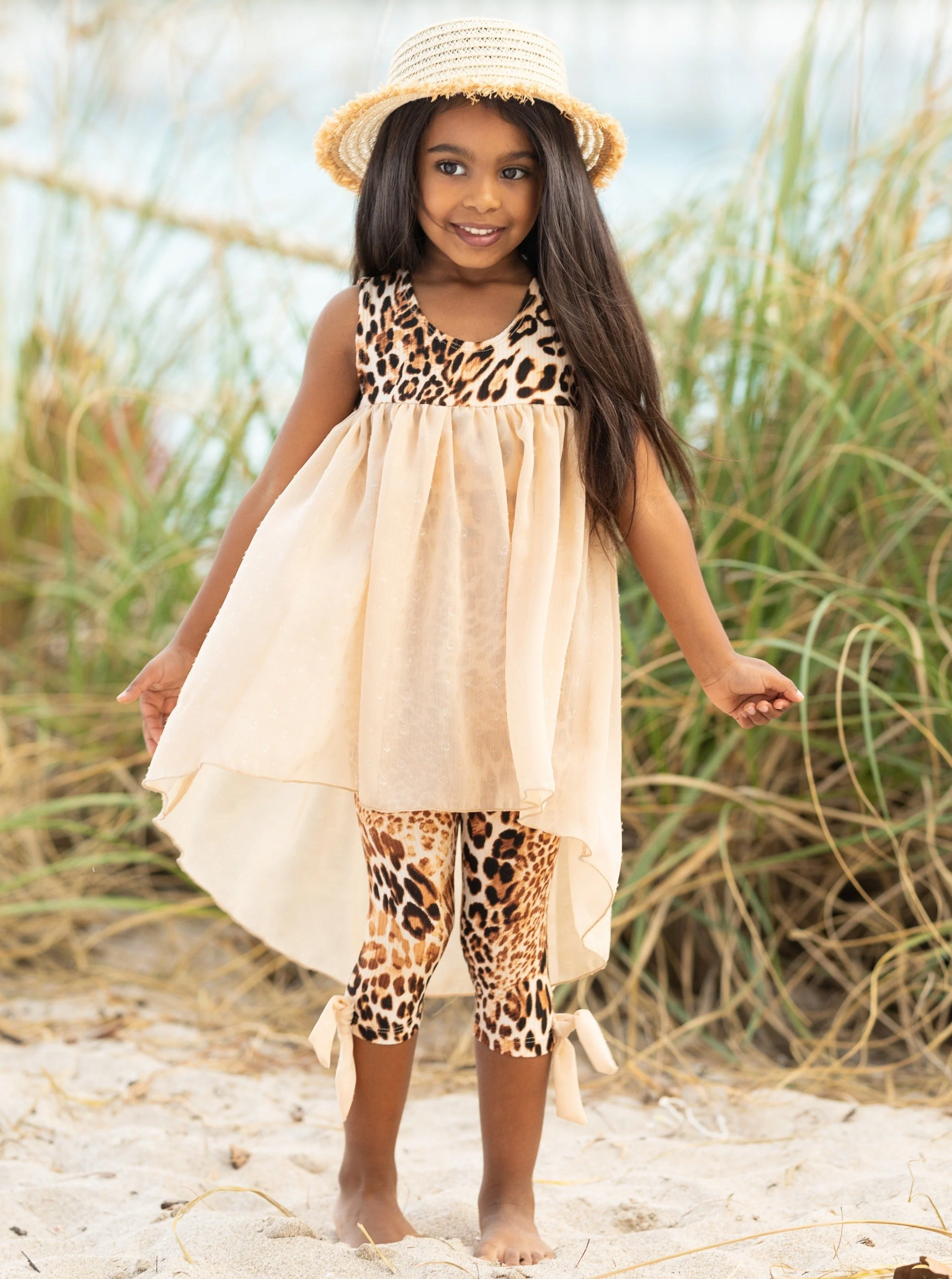 Fierce Confidence Hi-Lo Tunic and Leopard Legging Set - Image 5