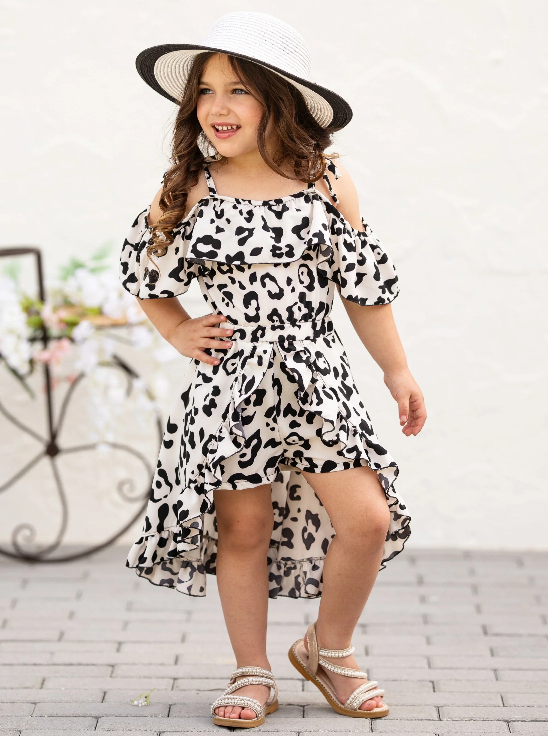 Roaring For Spring Leopard Print Romper Dress - Image 2