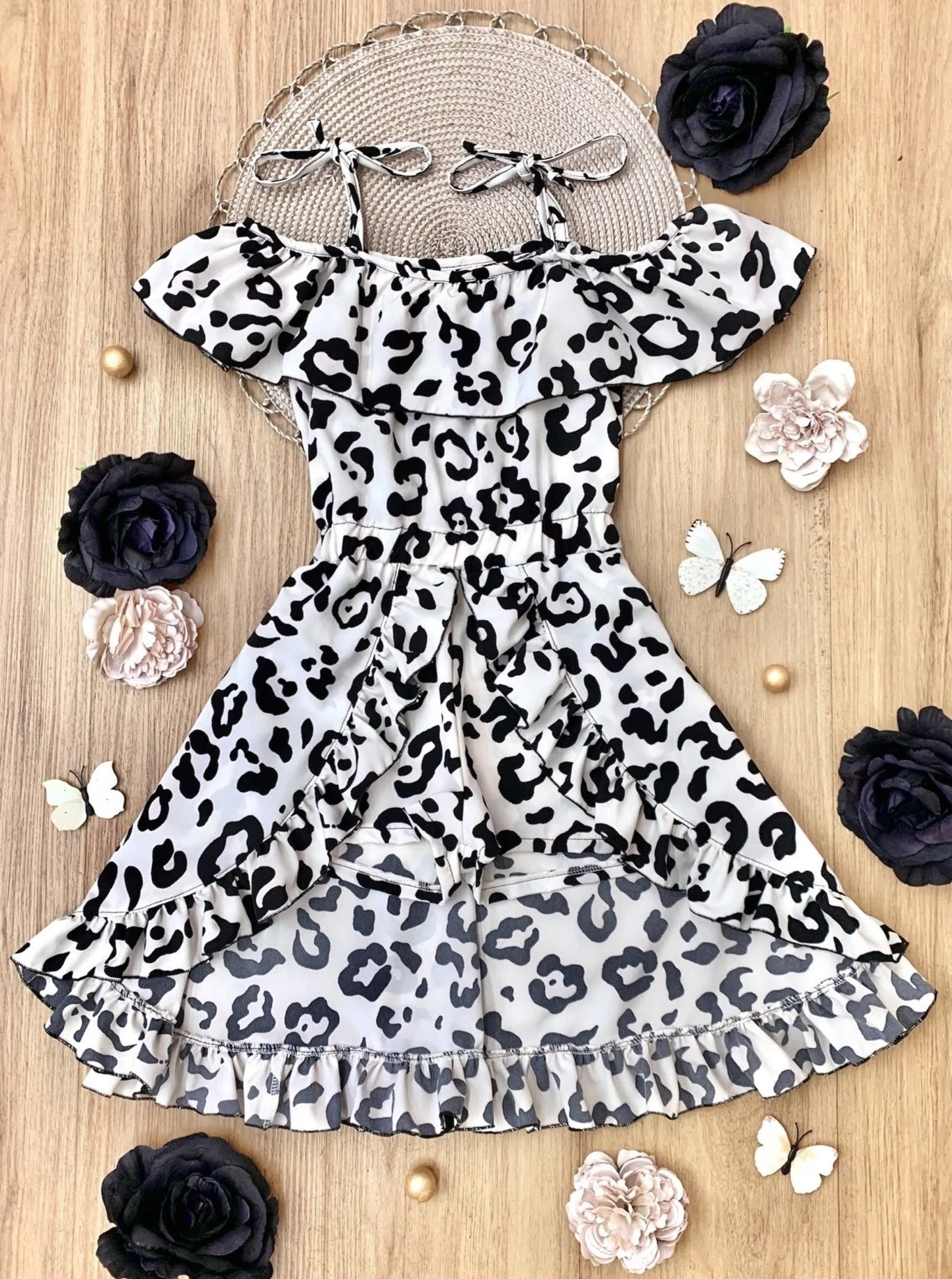 Roaring For Spring Leopard Print Romper Dress - Image 3
