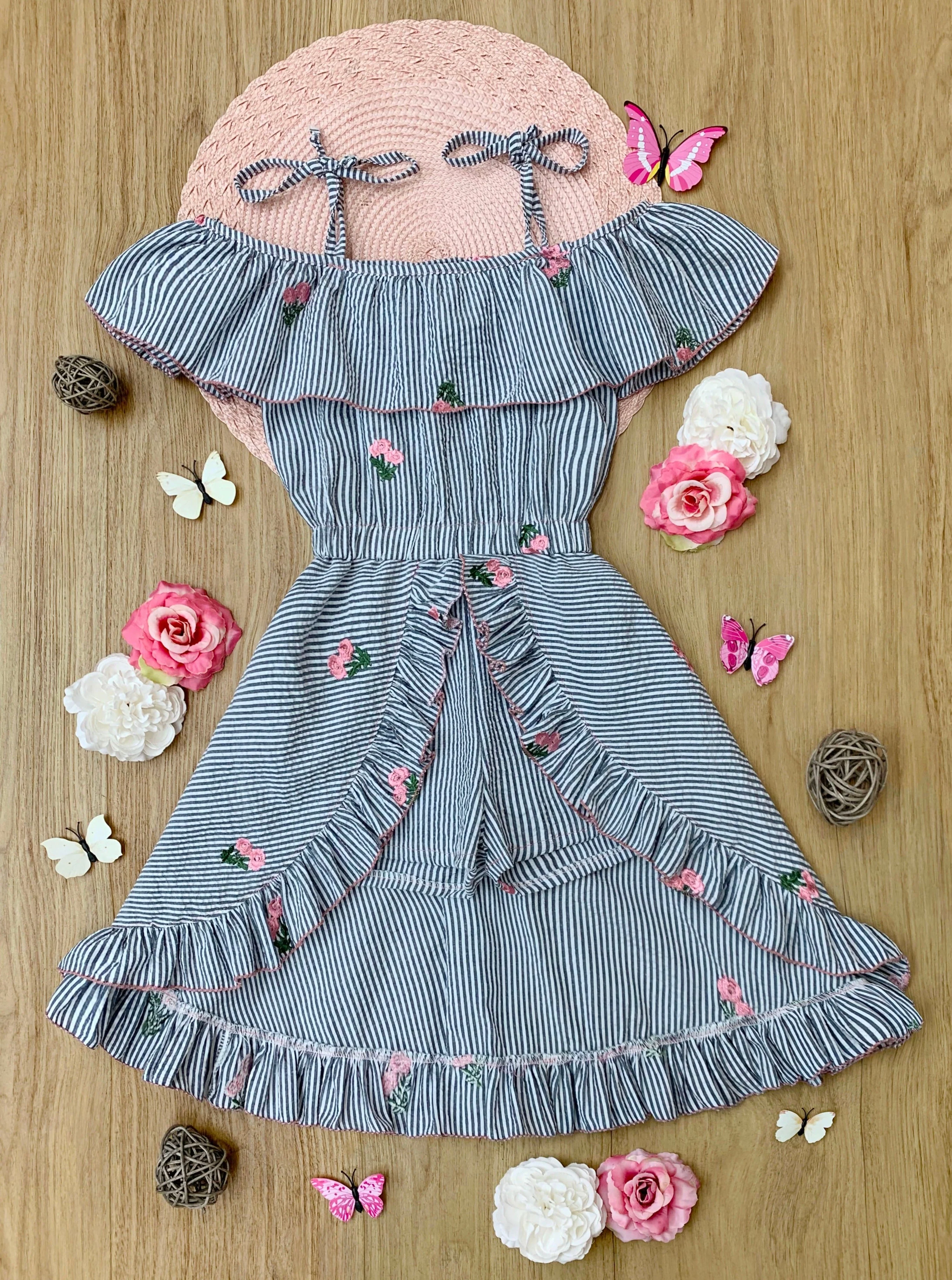 Chic Strolls Hi-Lo Skirted Romper - Image 6