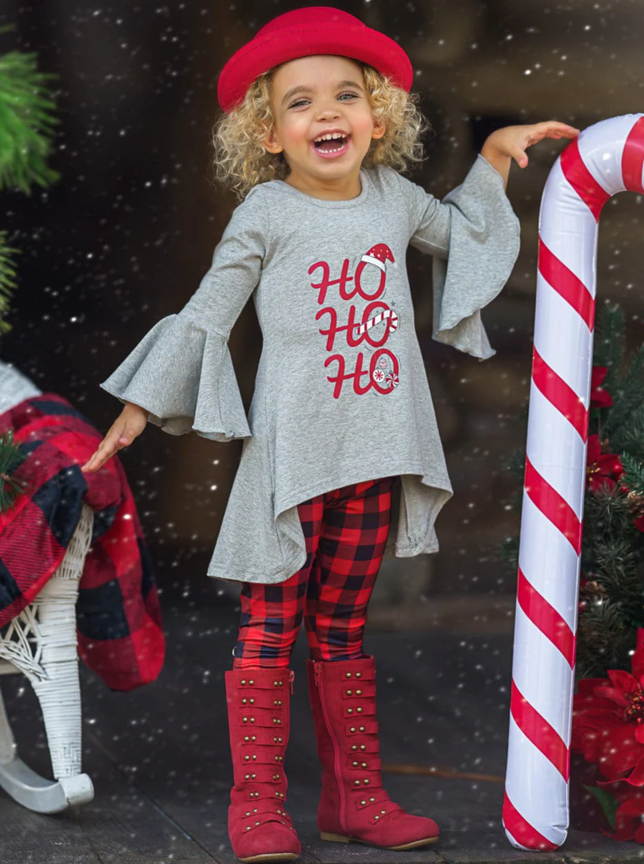 Ho Ho Ho! Hi-Lo Tunic and Legging Set - Image 2