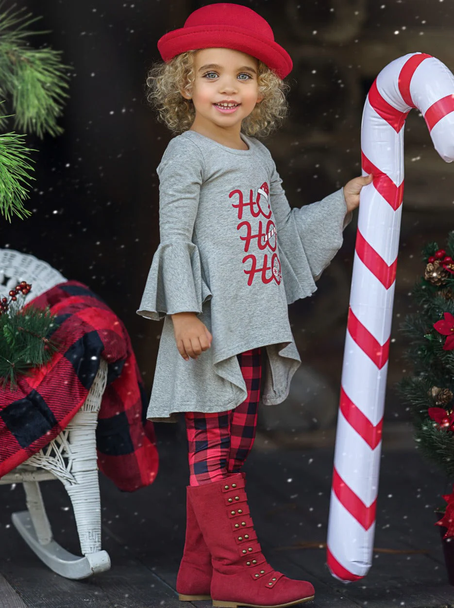 Ho Ho Ho! Hi-Lo Tunic and Legging Set - Image 3
