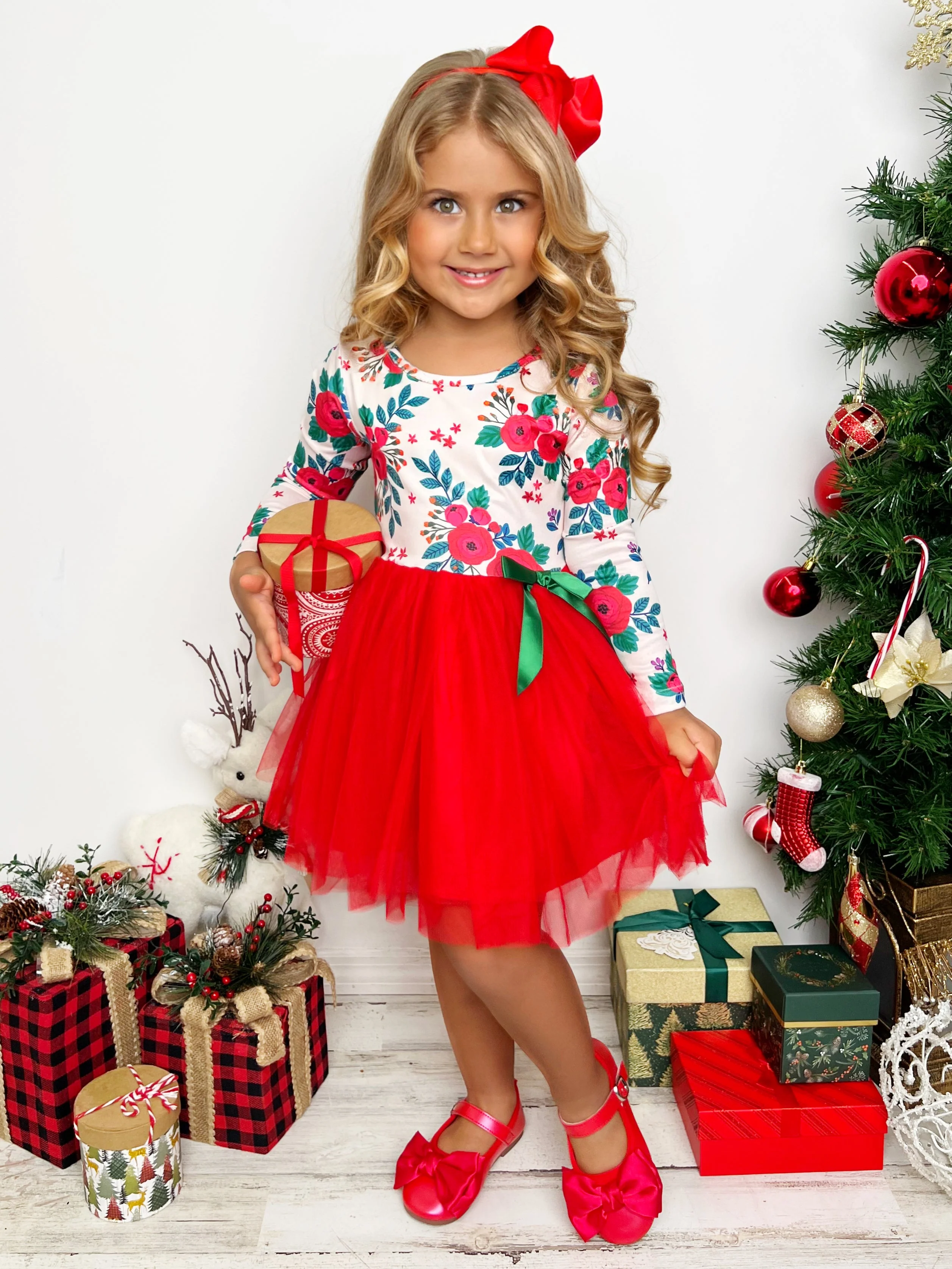Blooms In Winter Tutu Dress - Image 3