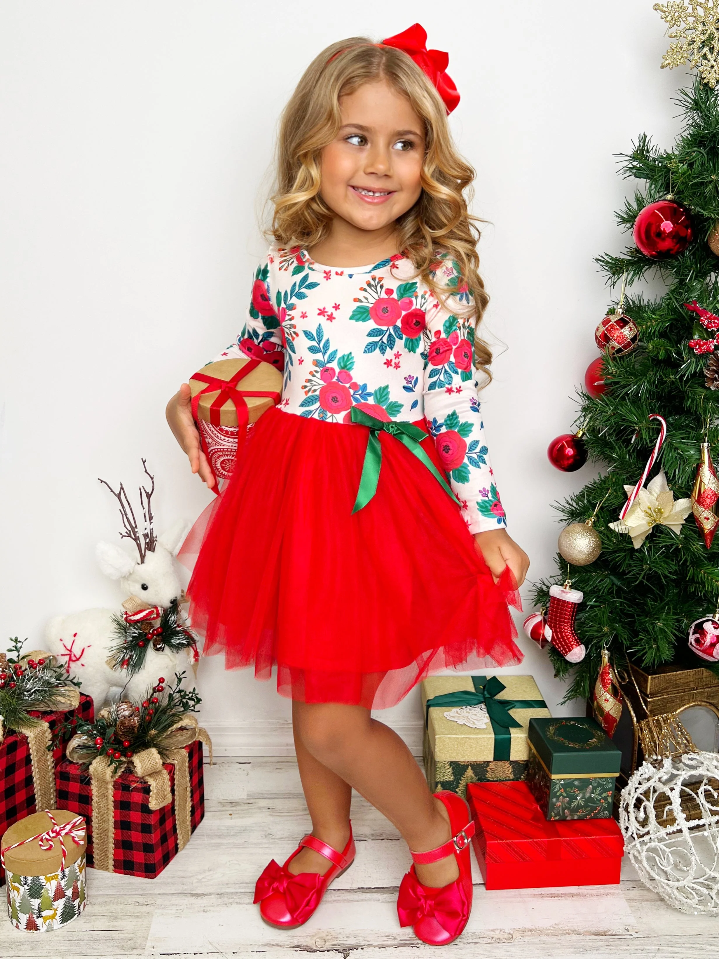 Blooms In Winter Tutu Dress - Image 4