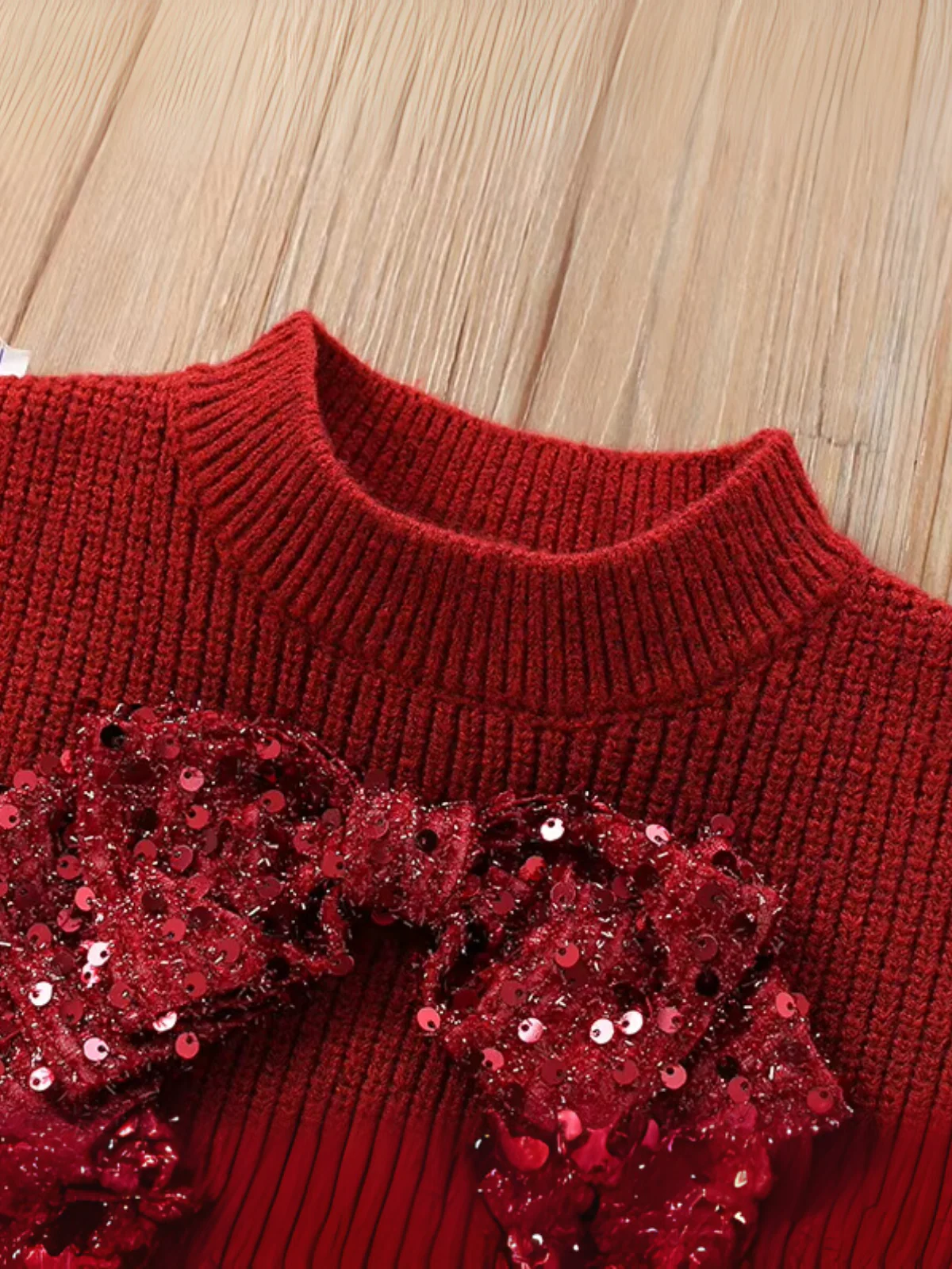 Holly Jolly Knitted Sweater and Skirt Set - Image 2