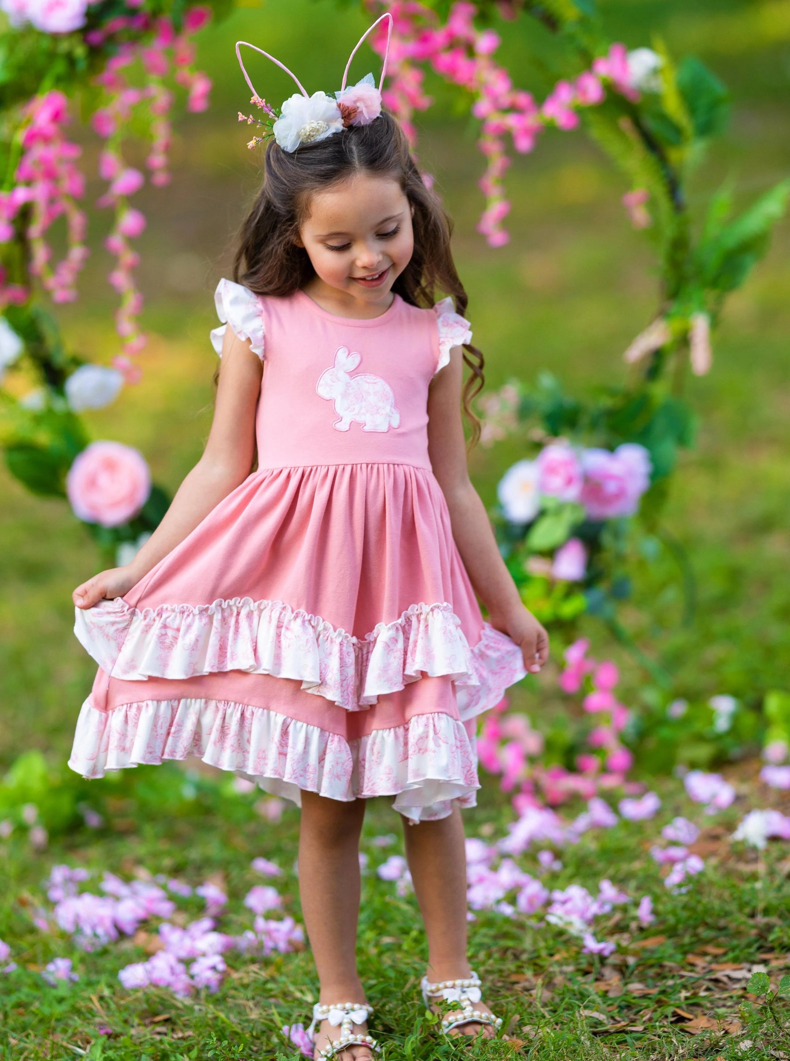 Hop Around Tiered Ruffle Dress - Image 6