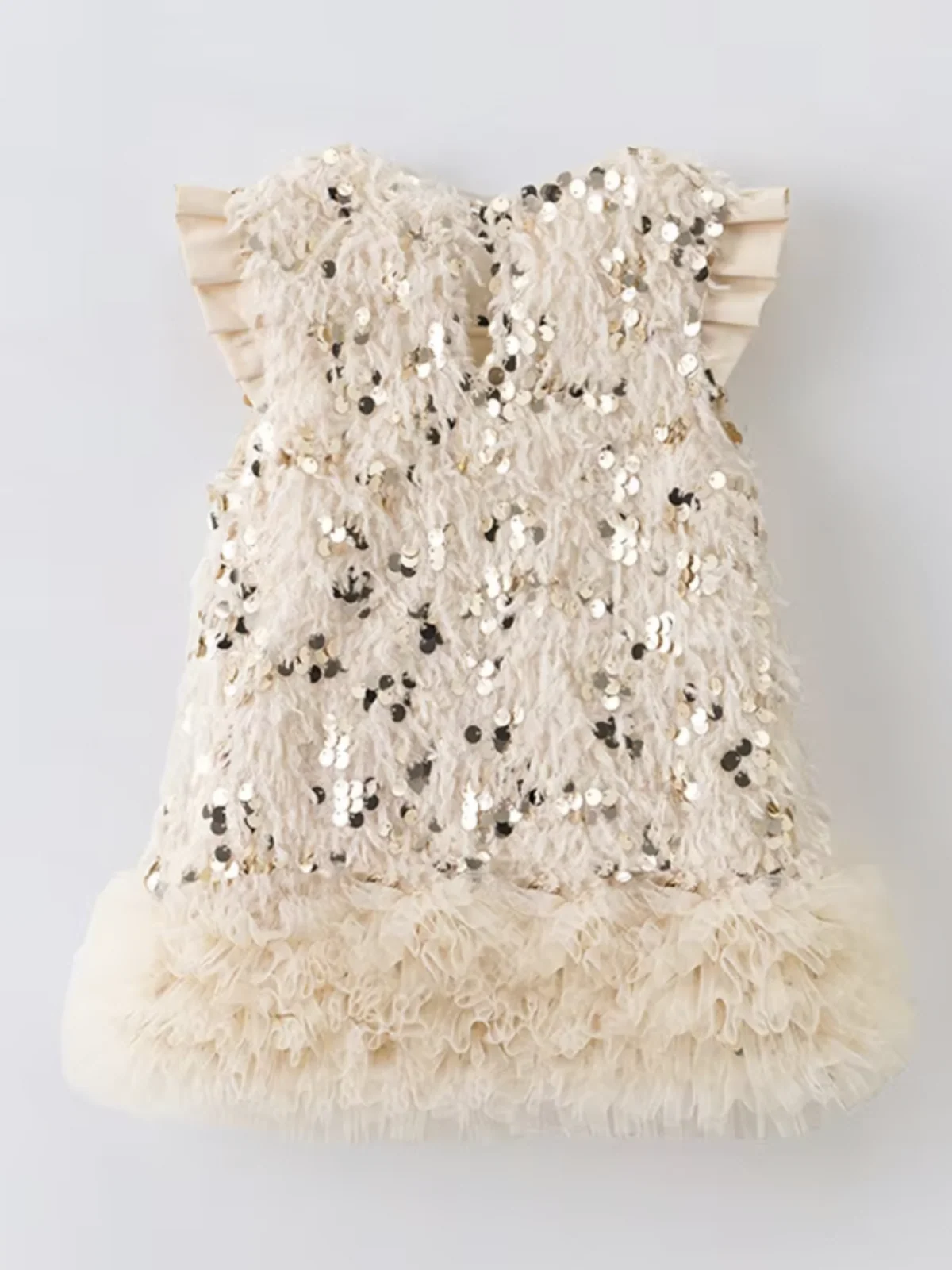 Sequin Bow Tulle Party Dress - Image 3