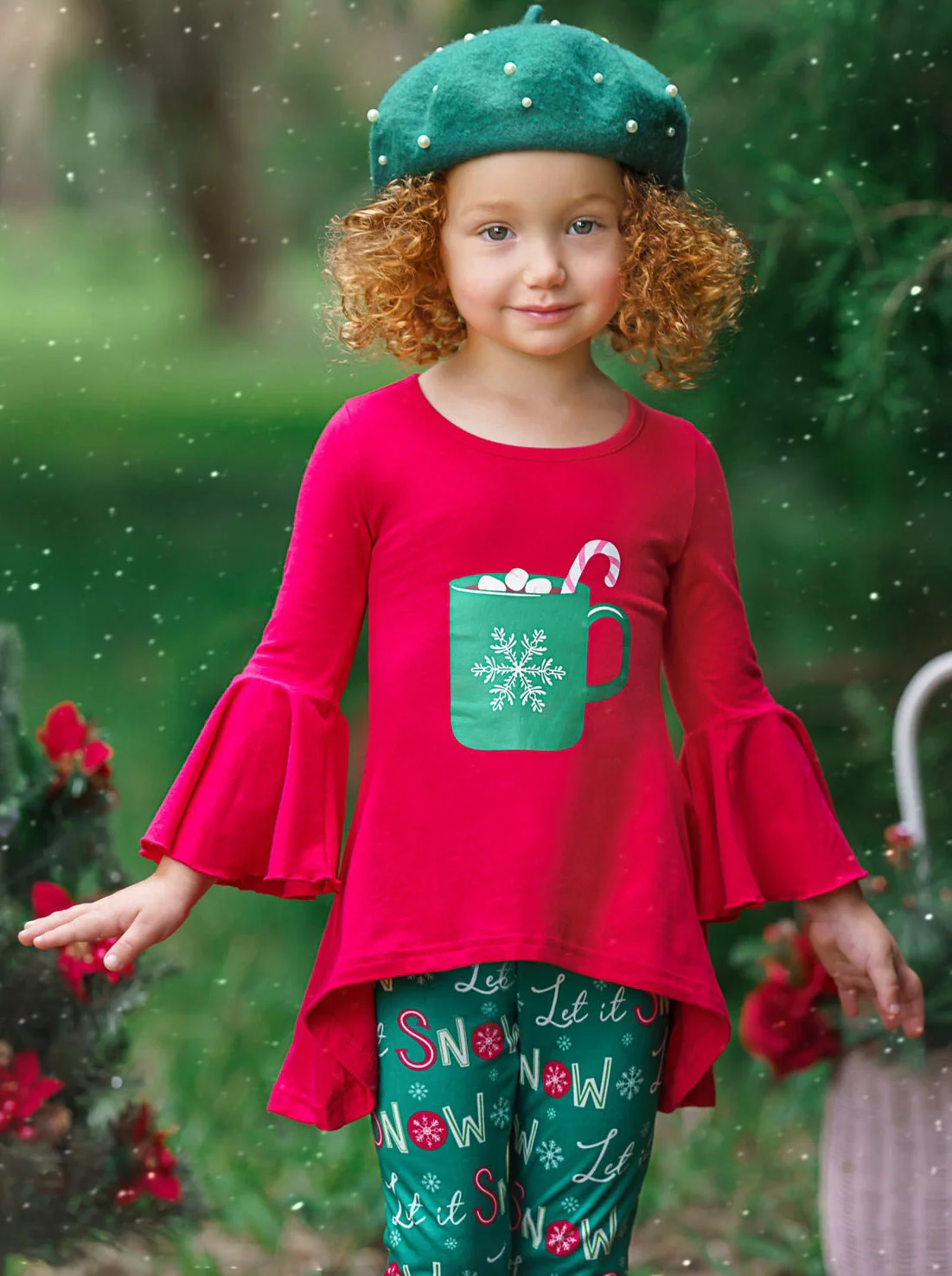 Let It Snow Hot Cocoa Legging Set - Image 3