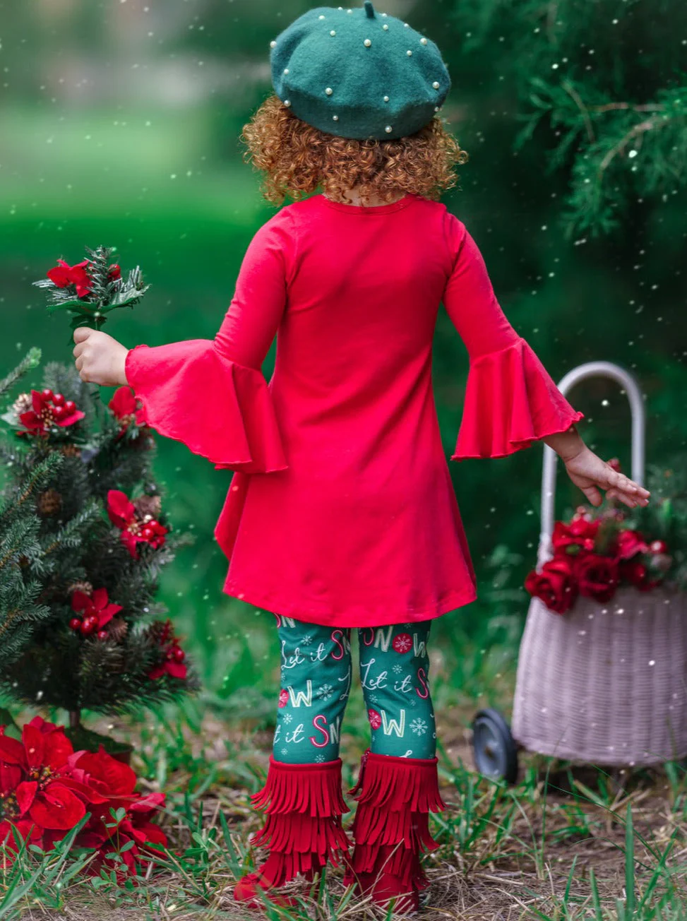Let It Snow Hot Cocoa Legging Set - Image 5