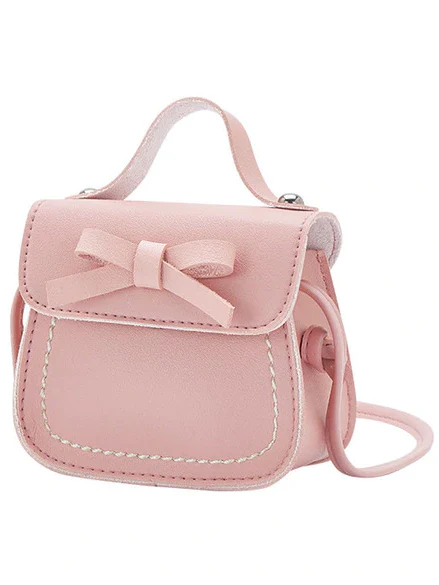 Girls Tiny Bow Crossbody Handbag - Image 4