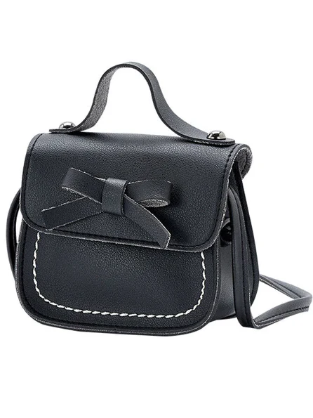 Girls Tiny Bow Crossbody Handbag - Image 6