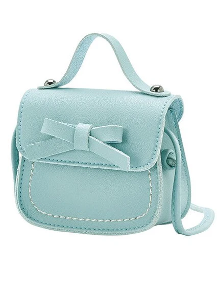 Girls Tiny Bow Crossbody Handbag - Image 7
