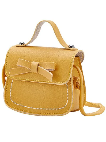 Girls Tiny Bow Crossbody Handbag - Image 8