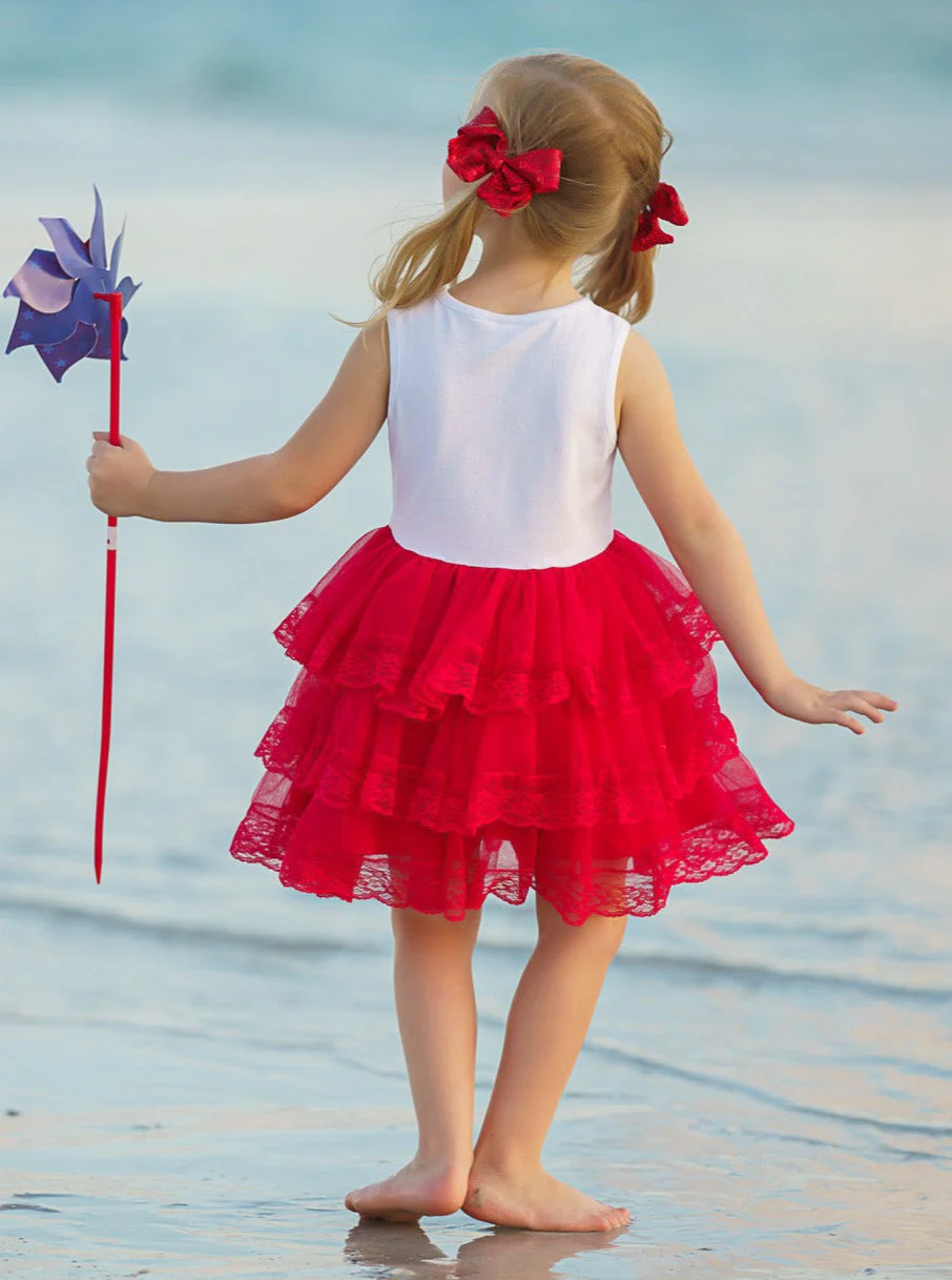 I Heart U.S.A. Sequin Heart Tutu Dress - Image 6