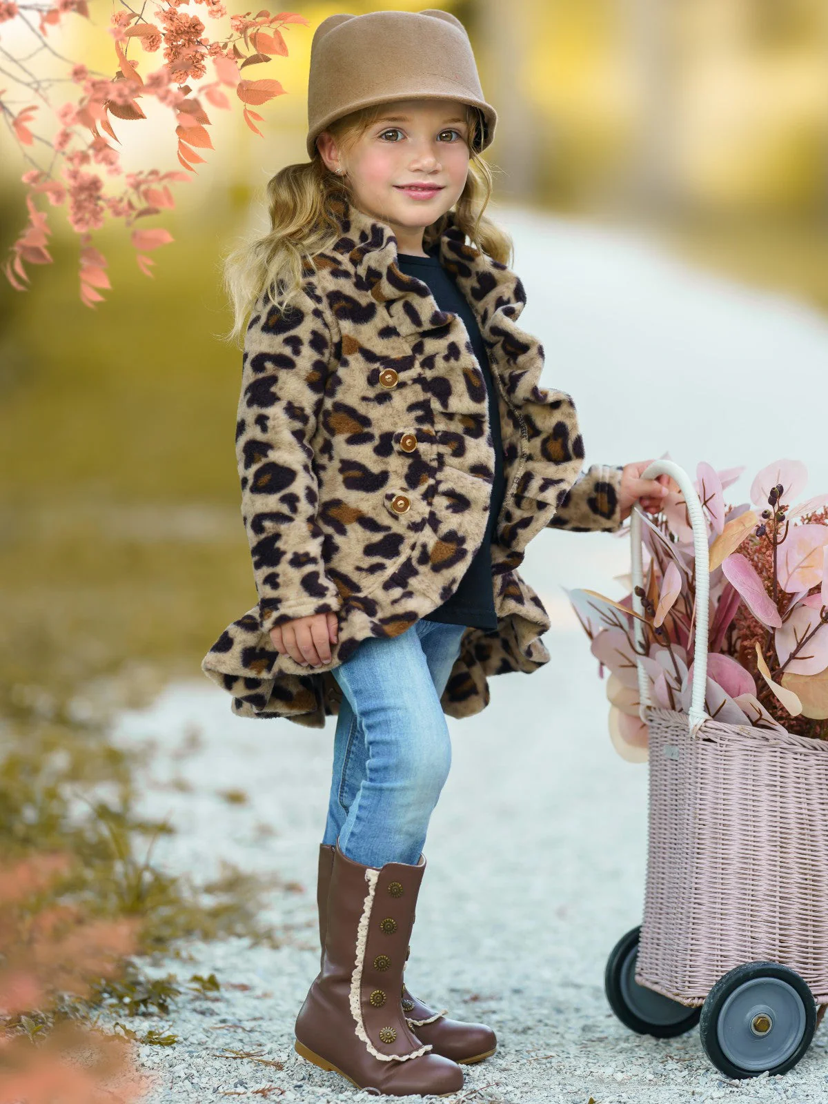 In The Wild Fuzzy Ruffle Cardigan - Image 5