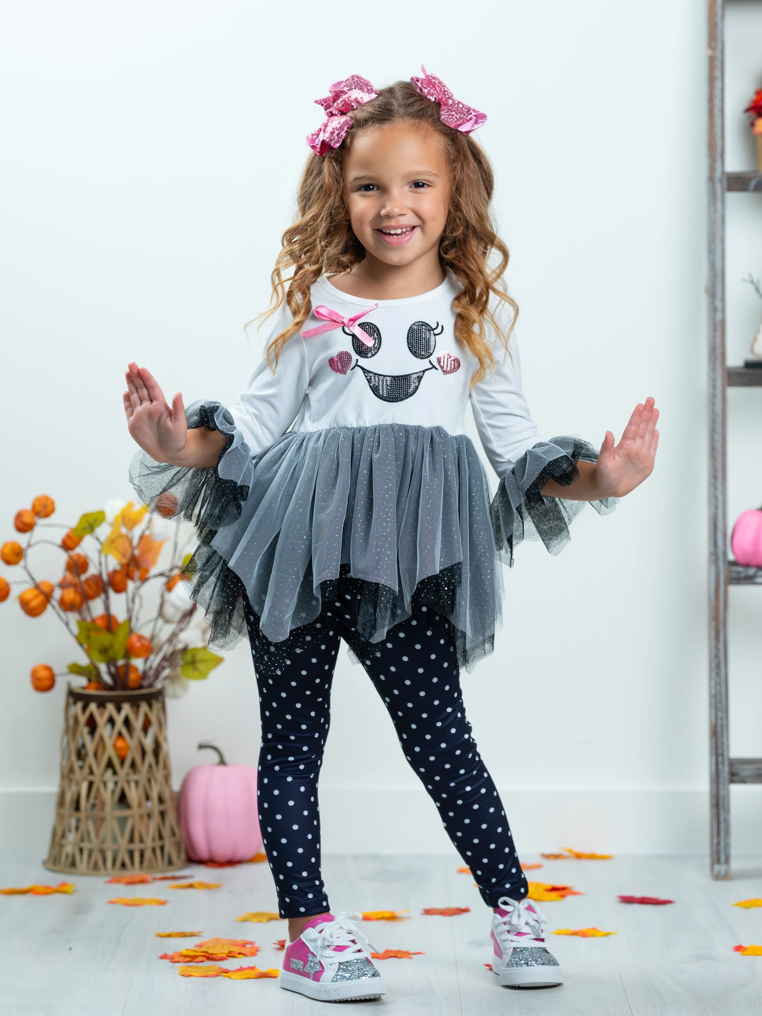 It's A Boo Thing Tutu Tunic and Legging Set - Image 2