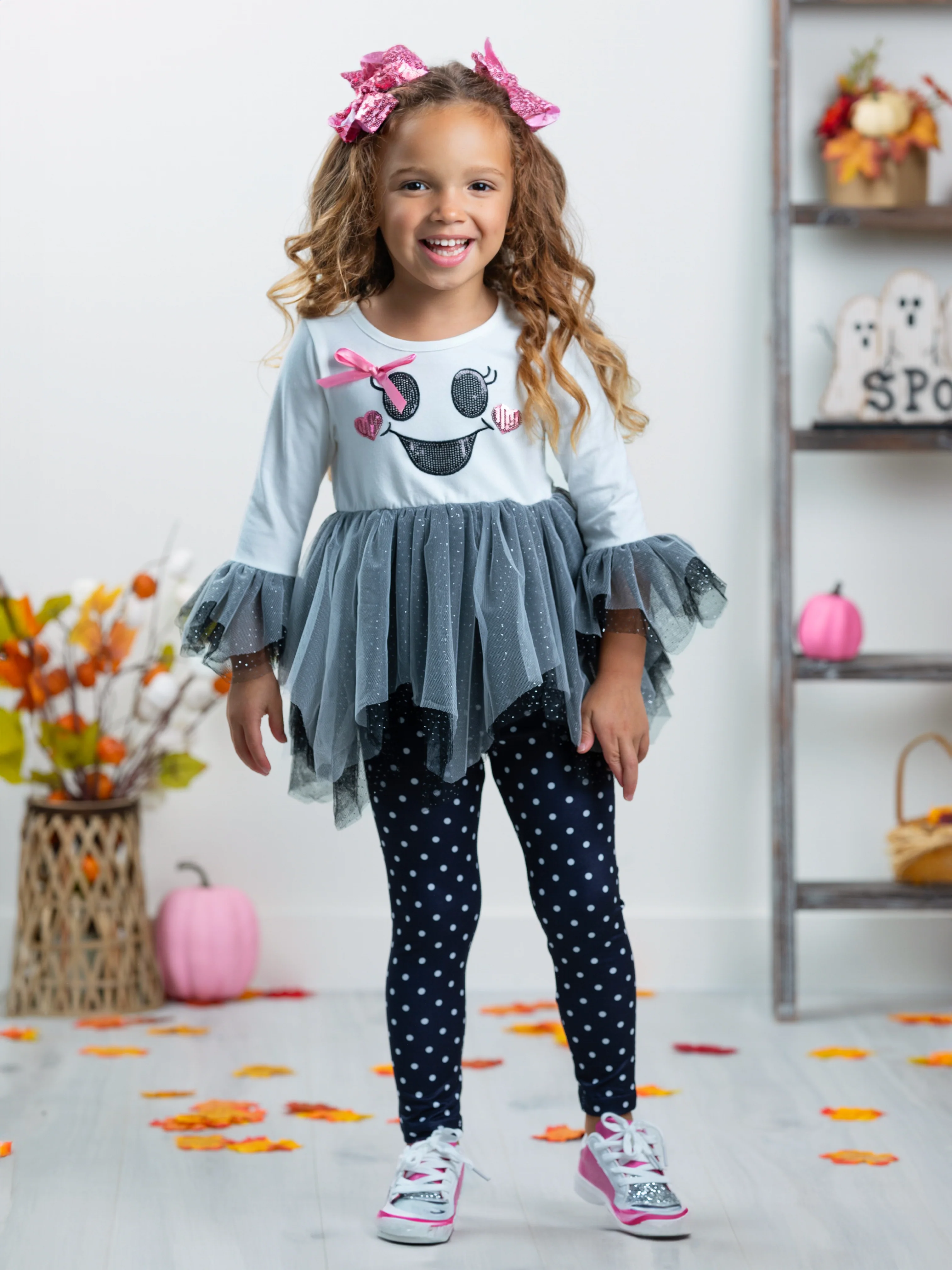It's A Boo Thing Tutu Tunic and Legging Set - Image 3