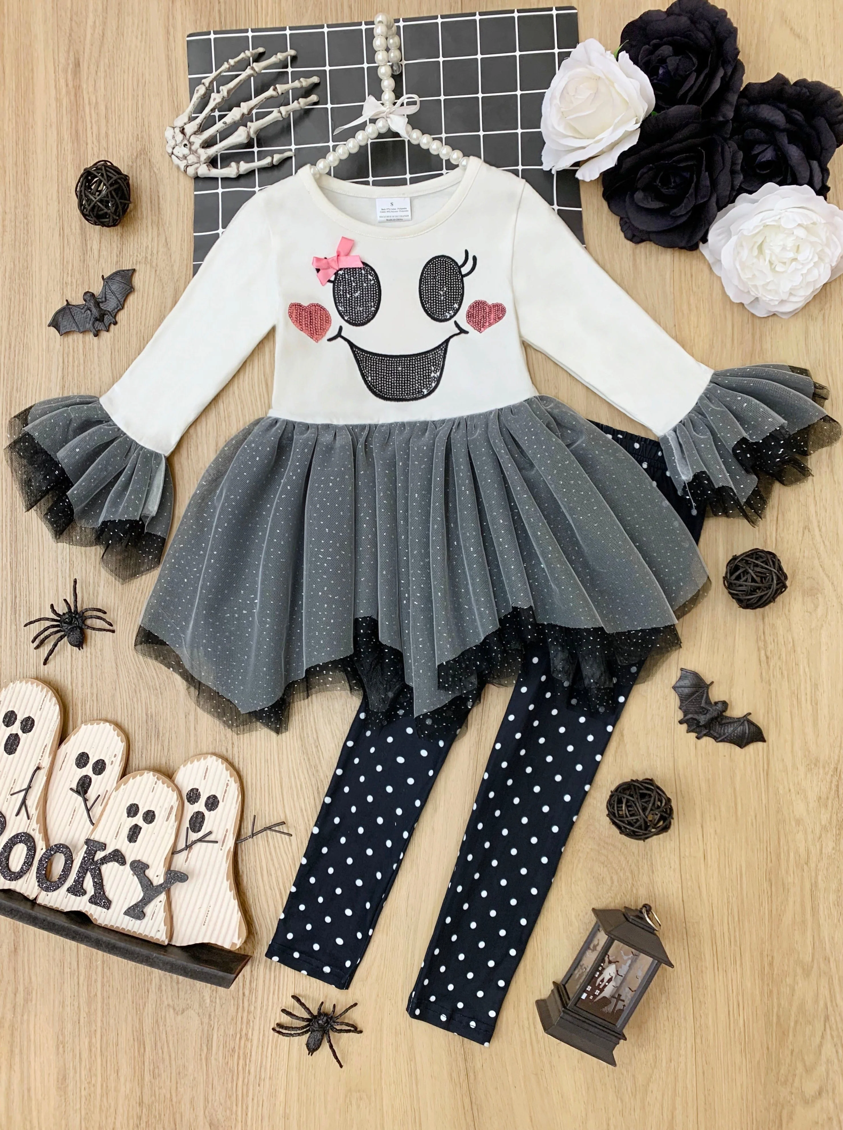 It's A Boo Thing Tutu Tunic and Legging Set - Image 4