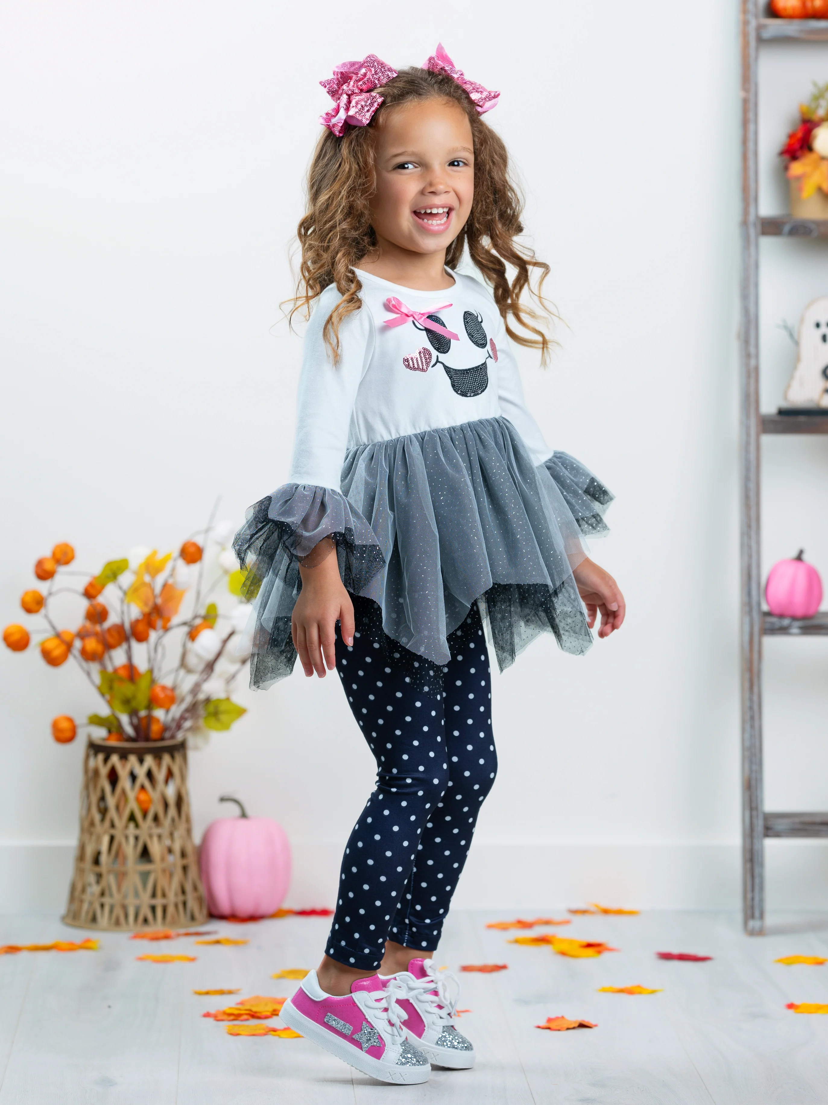 It's A Boo Thing Tutu Tunic and Legging Set - Image 5