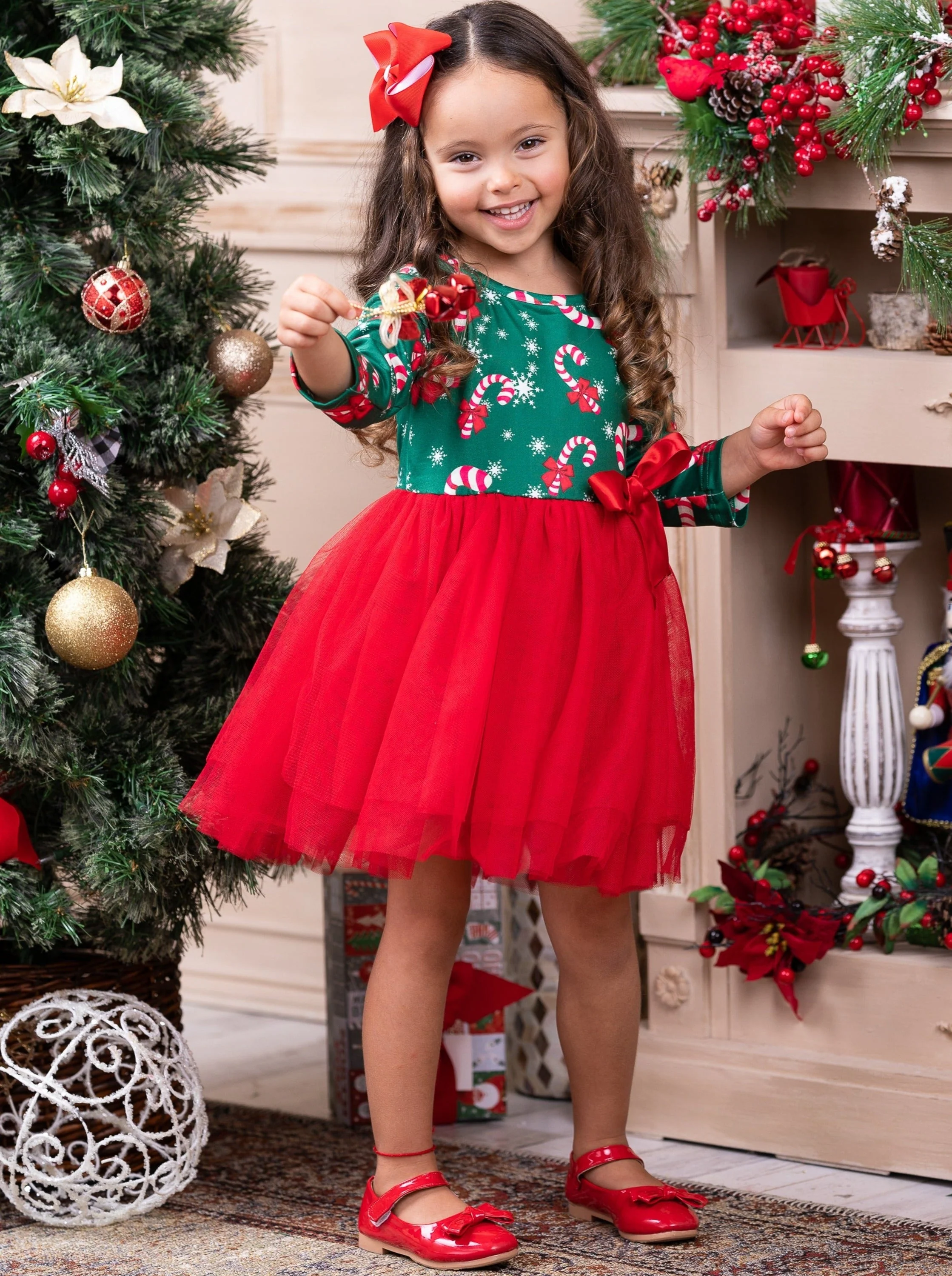 It's Candy Cane Season! Tutu Dress - Image 6