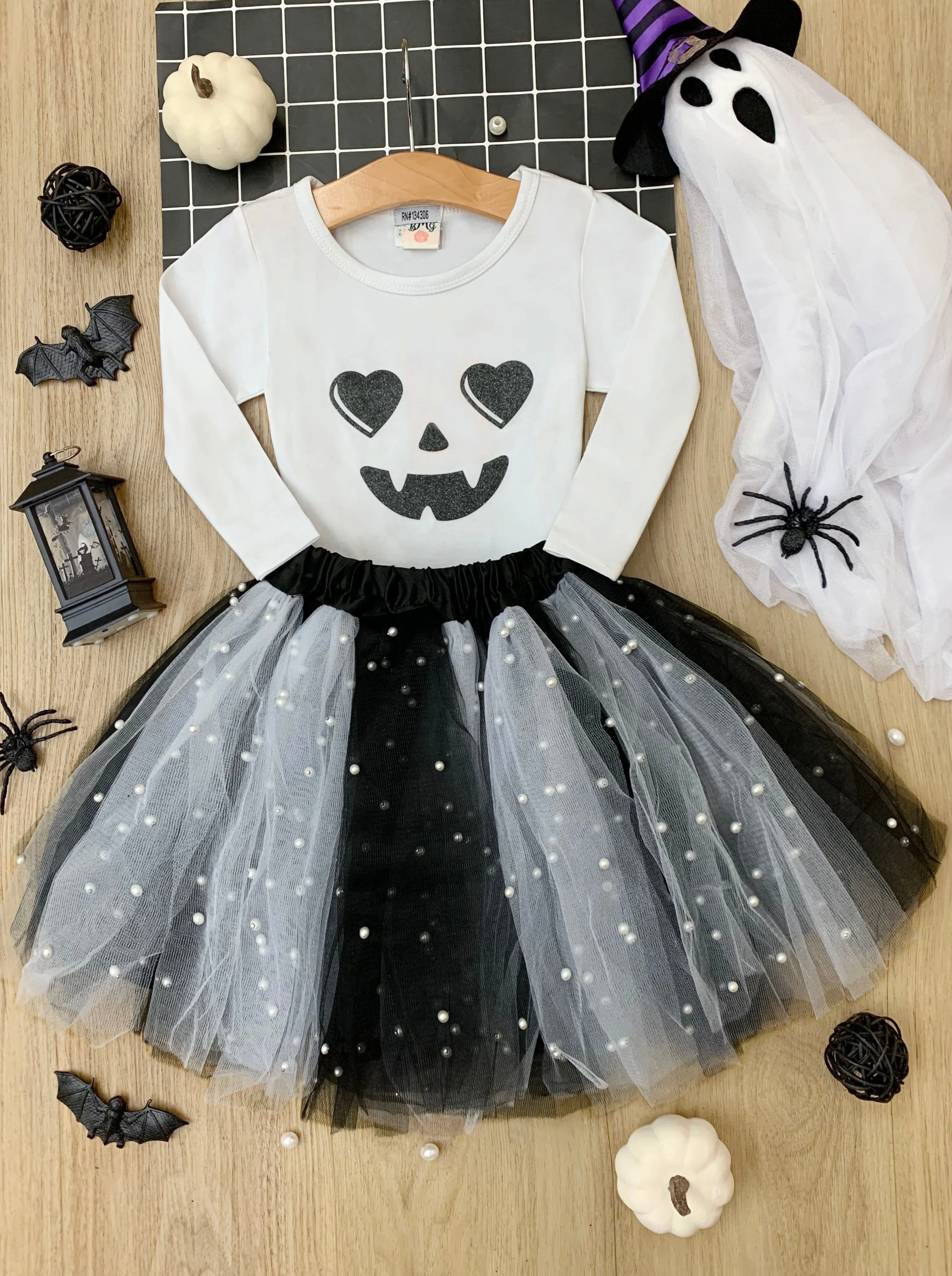 Jackie-Lantern Tutu Skirt Set - Image 5