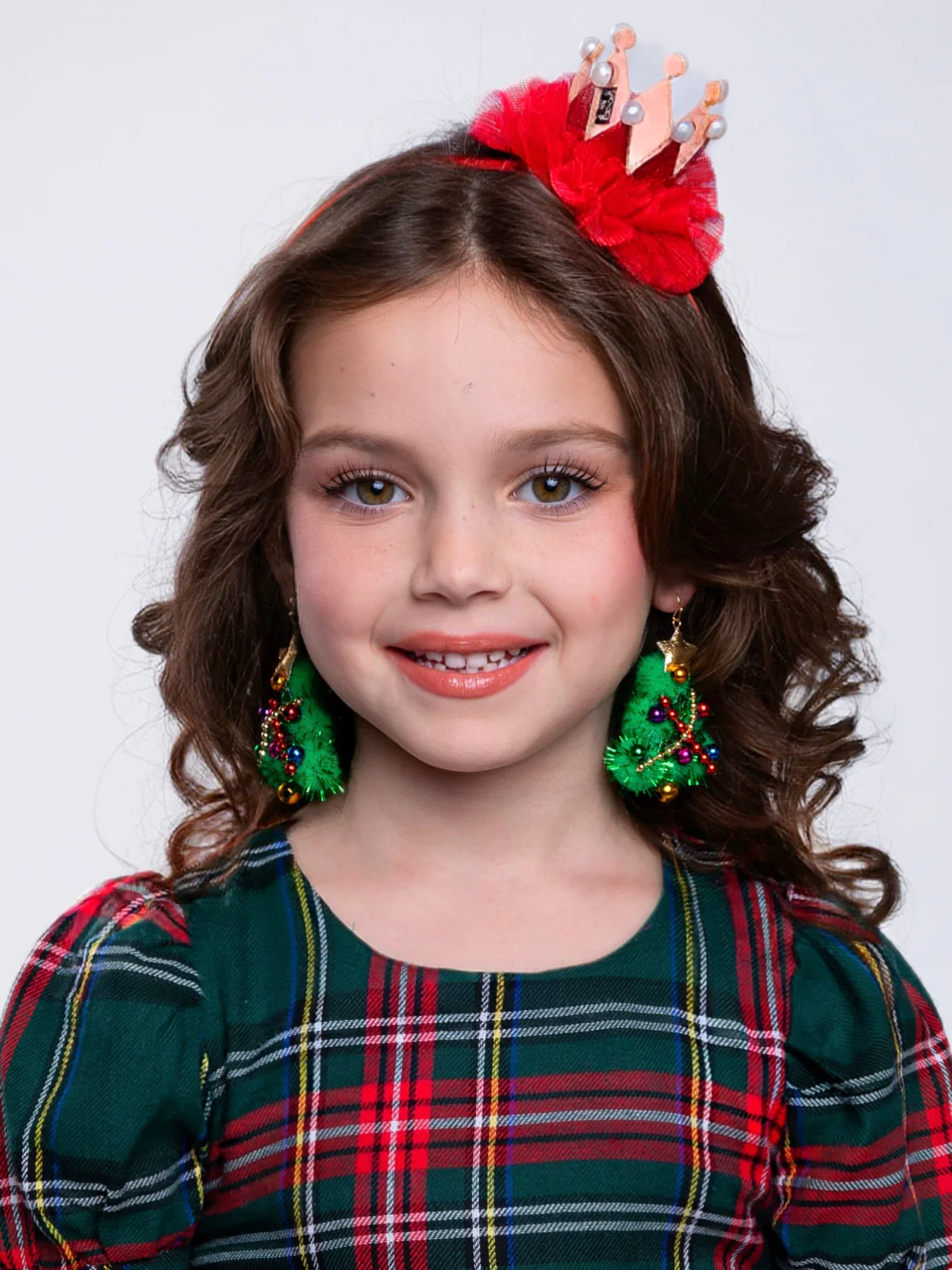 Jingle & Joy Christmas Tree Statement Earrings - Image 3