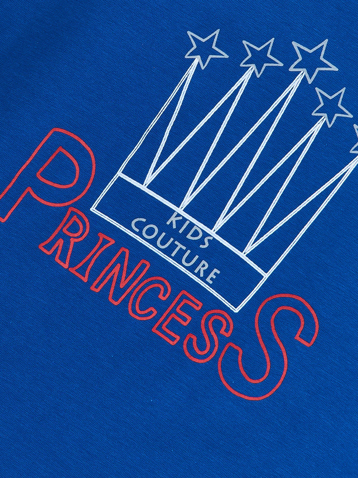 Blue Princess Hi-Lo Top by Kids Couture - Image 2
