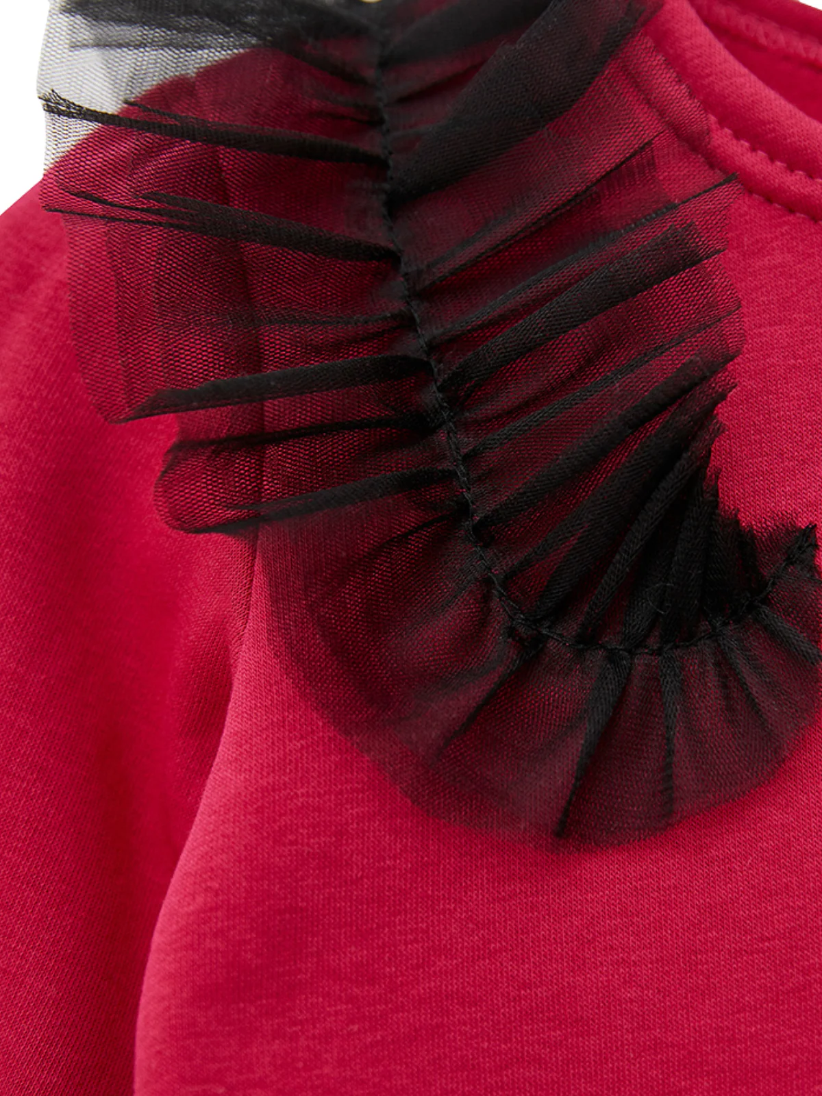 Adorable Pink Tulle Shoulder Tunic by Kids Couture - Image 5