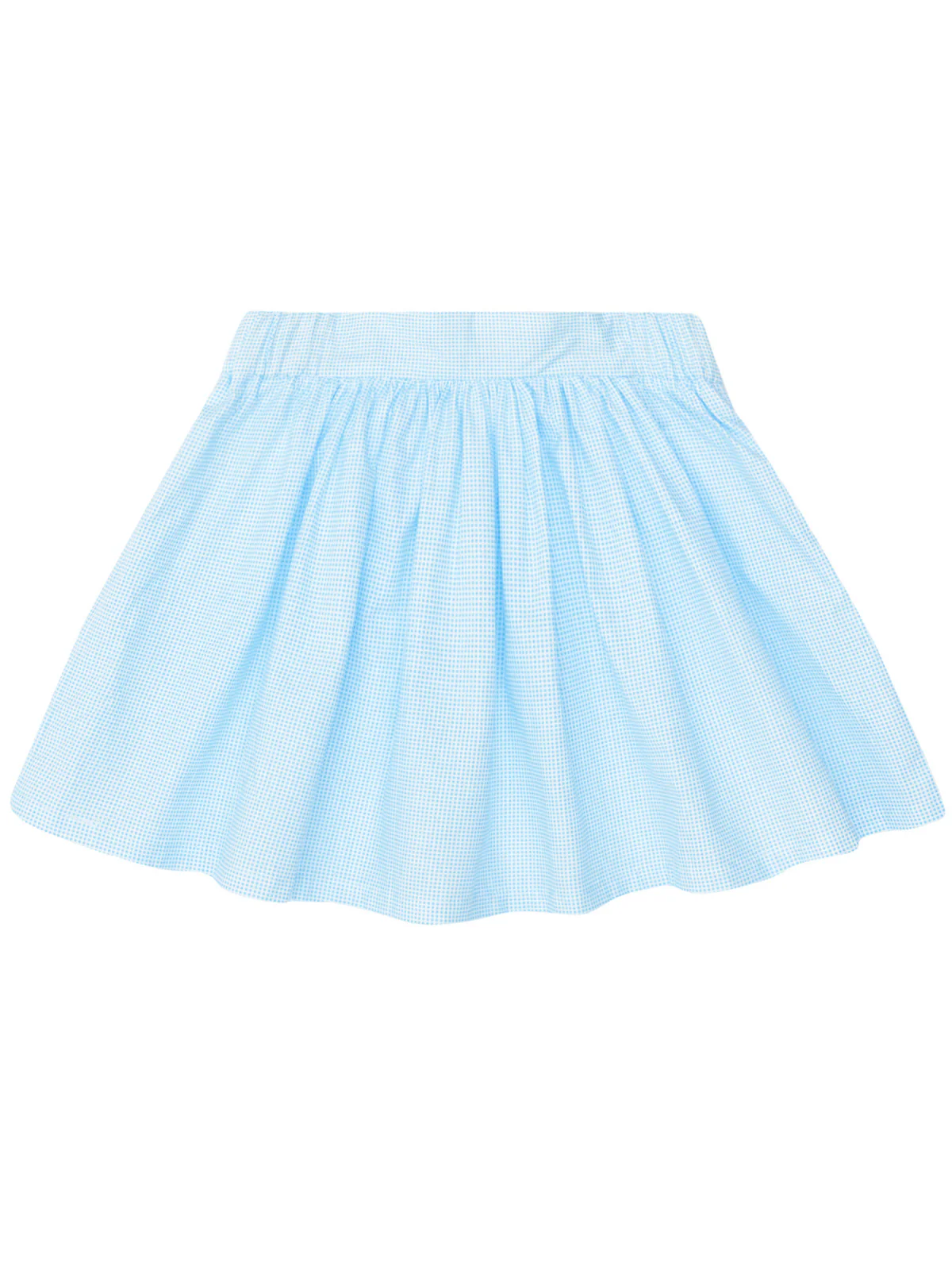 Sky Blue Microdot Tennis Skirt by Kids Couture - Image 2