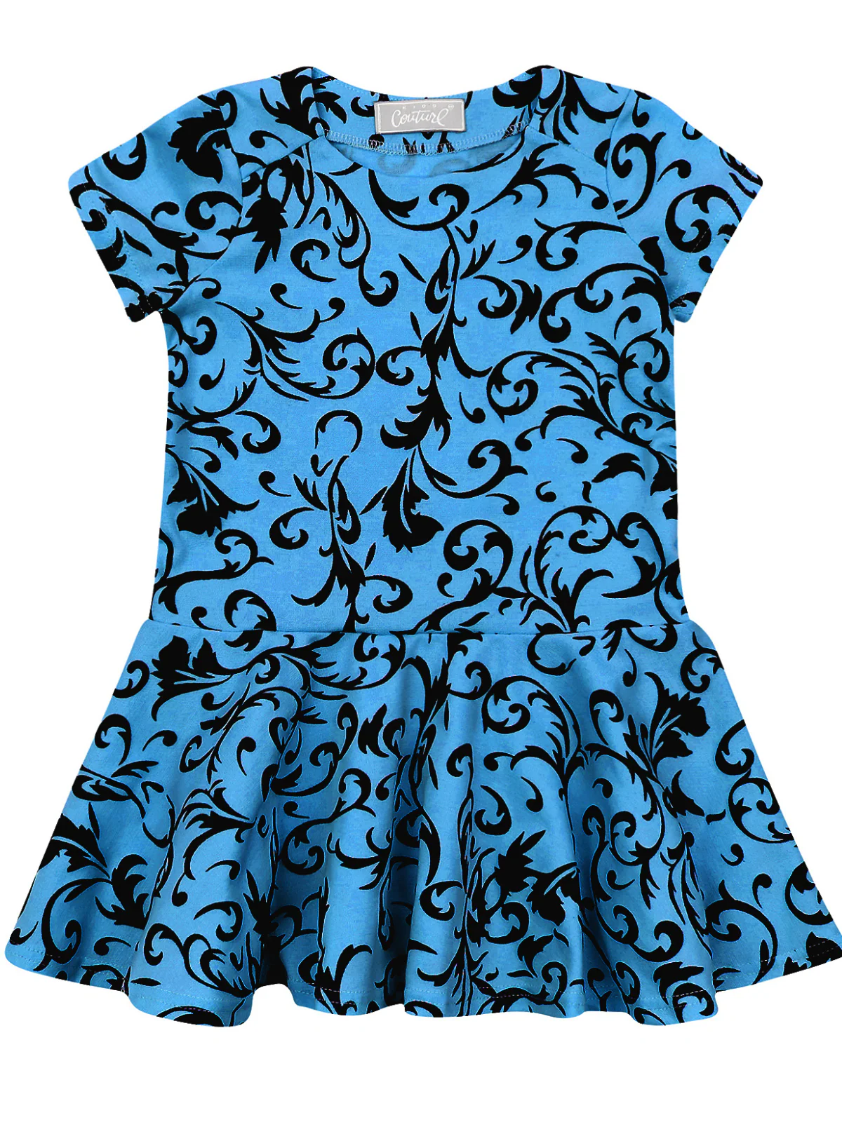 Dreamy Daywear Velvet Brocade Dress by Kids Couture - Image 5