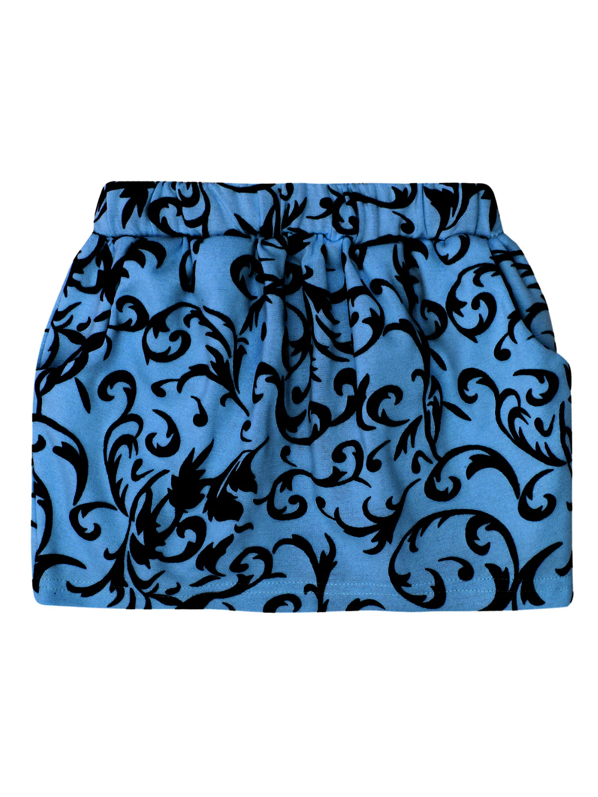 Dreamy Daywear Velvet Brocade Stretch Skirt by Kids Couture - Image 2
