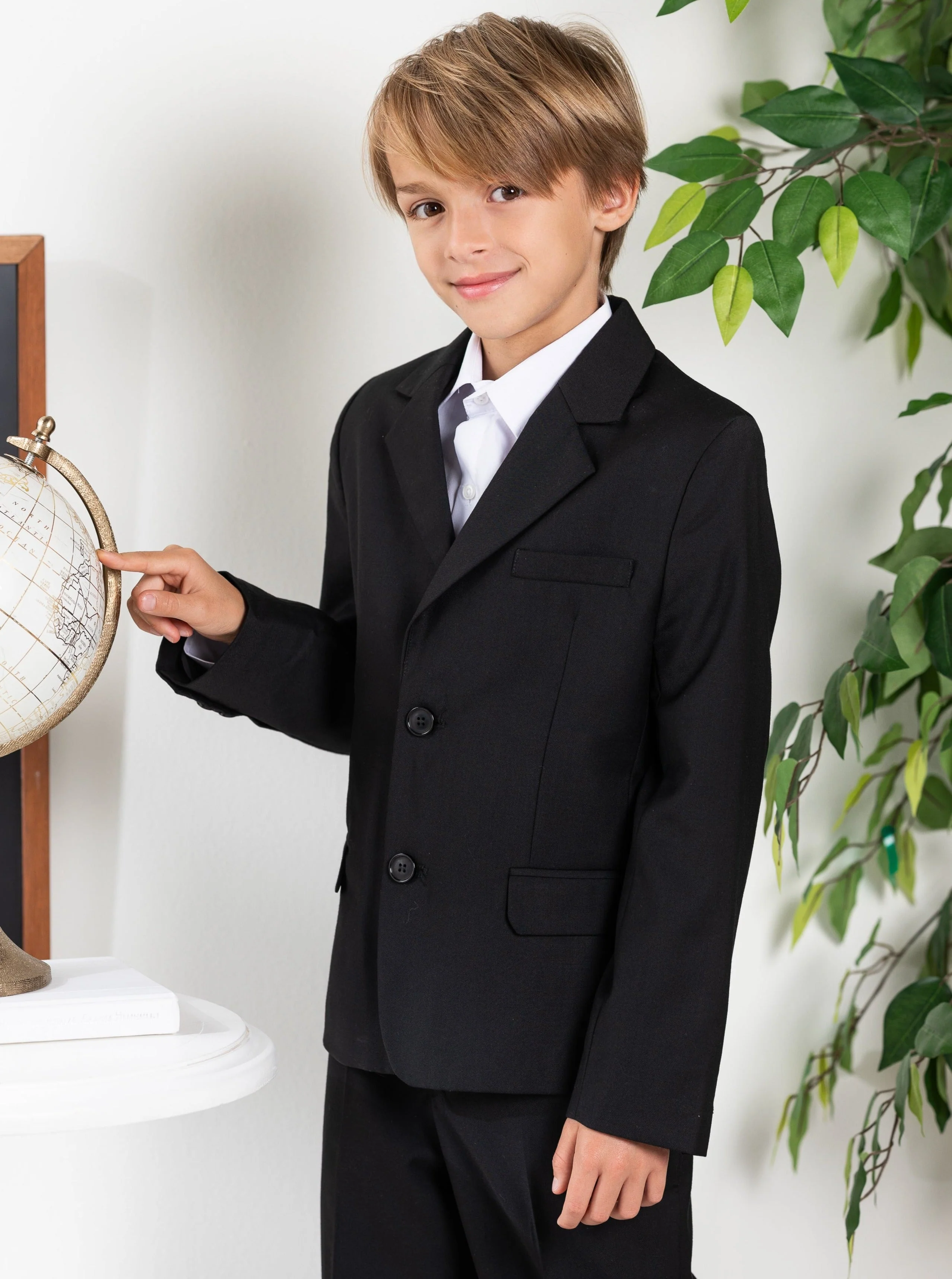 Classic Black Boys Blazer by Kids Couture - Image 2