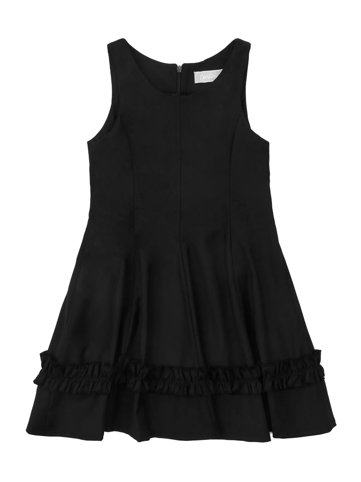 Elegant Ruffled Tier & Bow Accent Dress by Kids Couture - Image 4