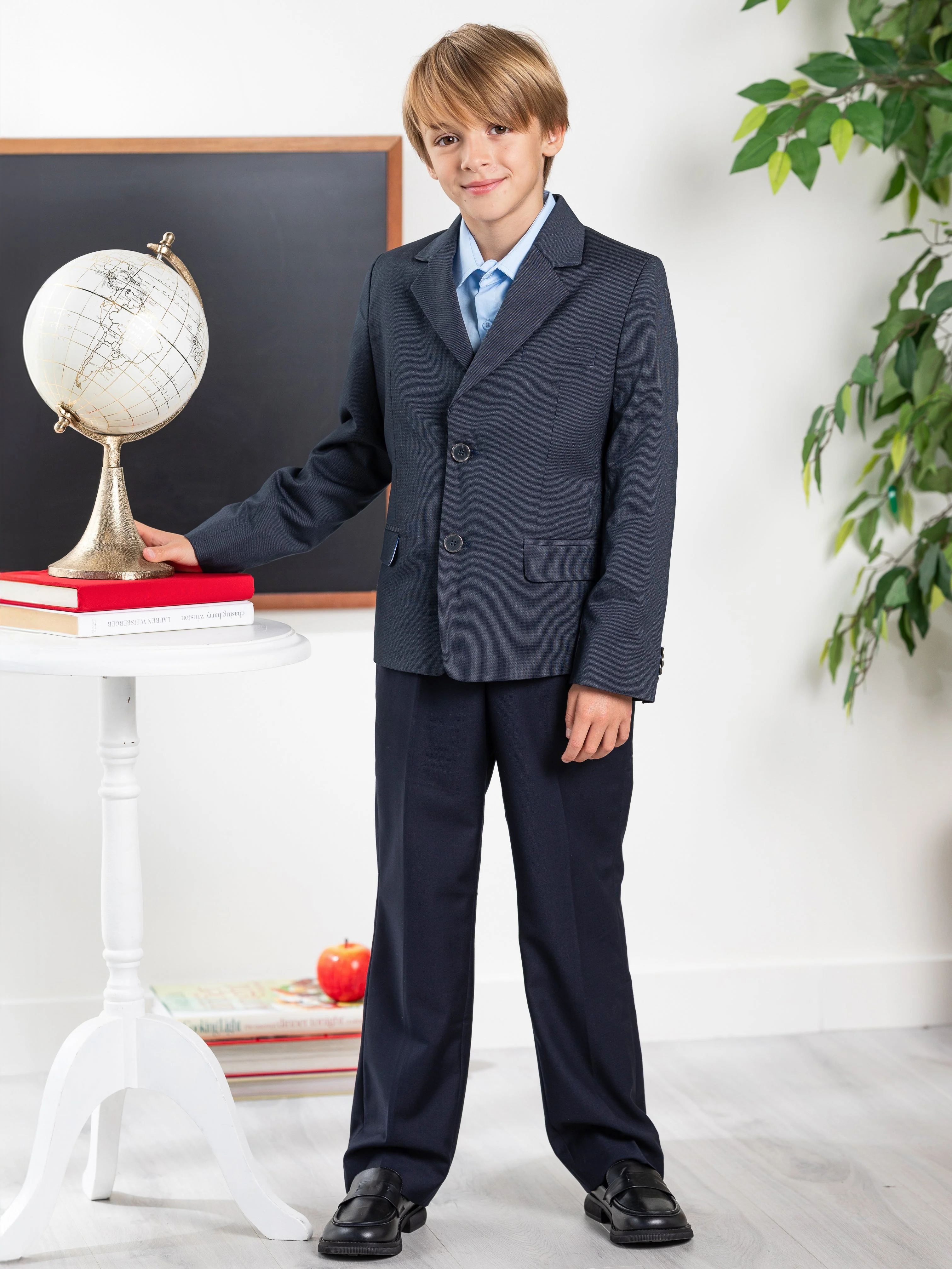 Classic Grey Boys Blazer by Kids Couture - Image 2