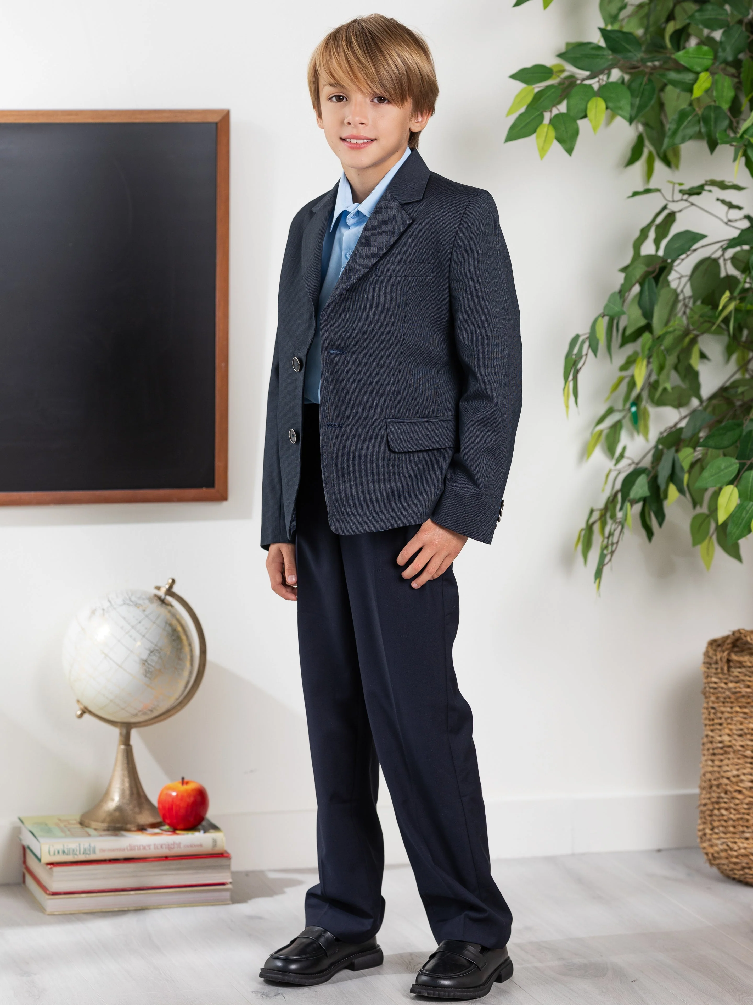 Classic Grey Boys Blazer by Kids Couture - Image 4