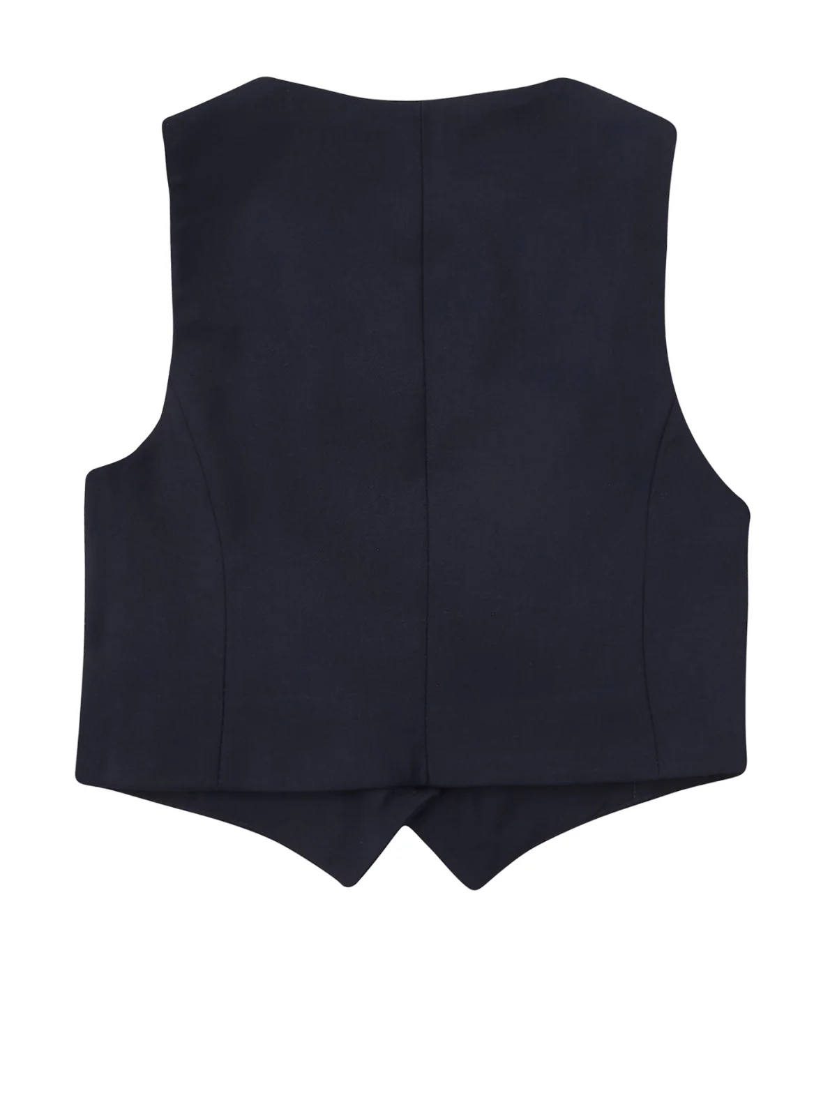Classic Navy Girls Bow Pin Vest by Kids Couture - Image 6