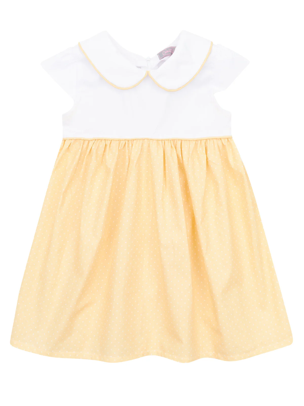 Peter Pan Collar and Polka Dot Dress by Kids Couture - Image 4
