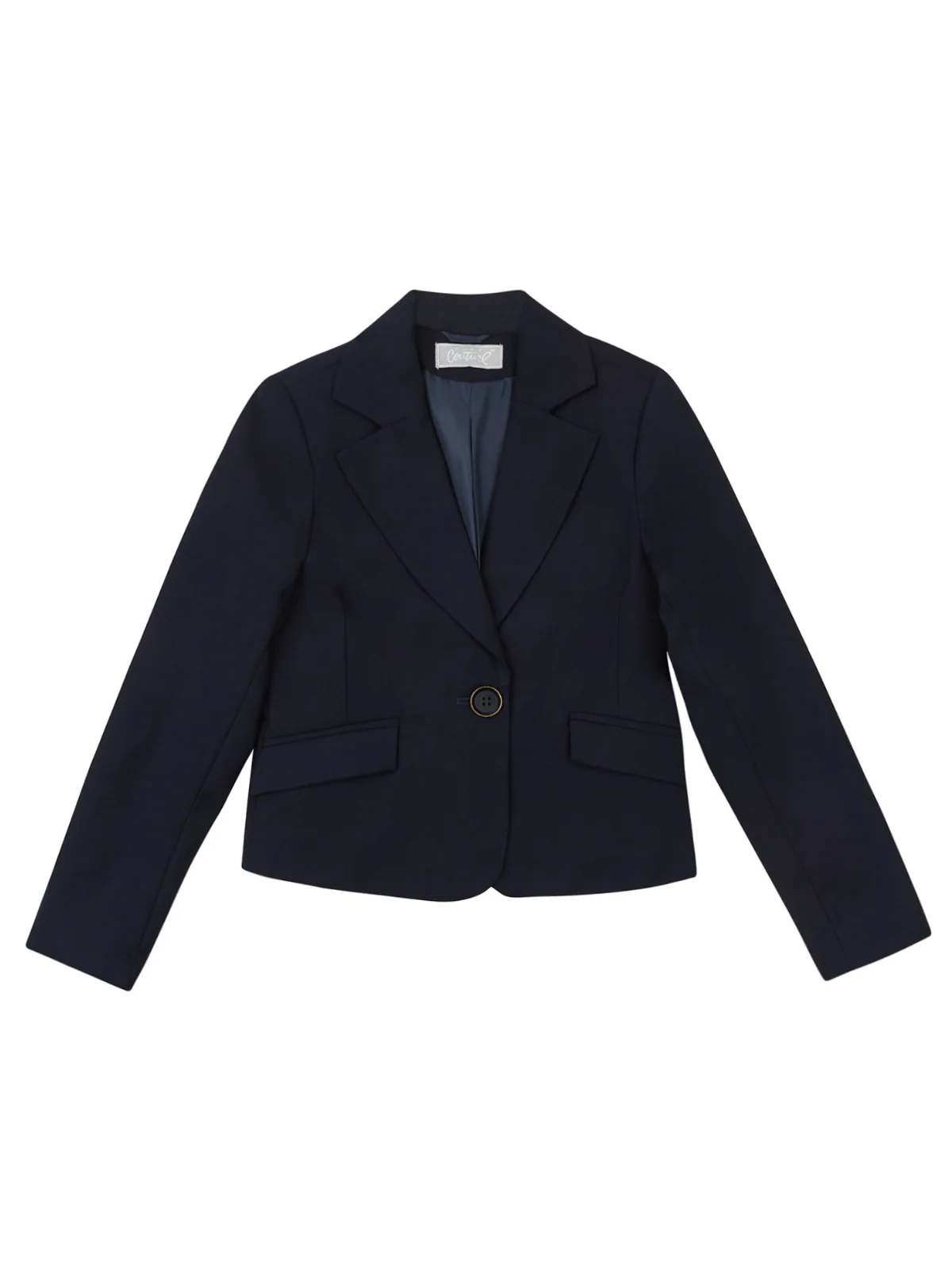 Navy Elegant Blazer by Kids Couture - Image 3