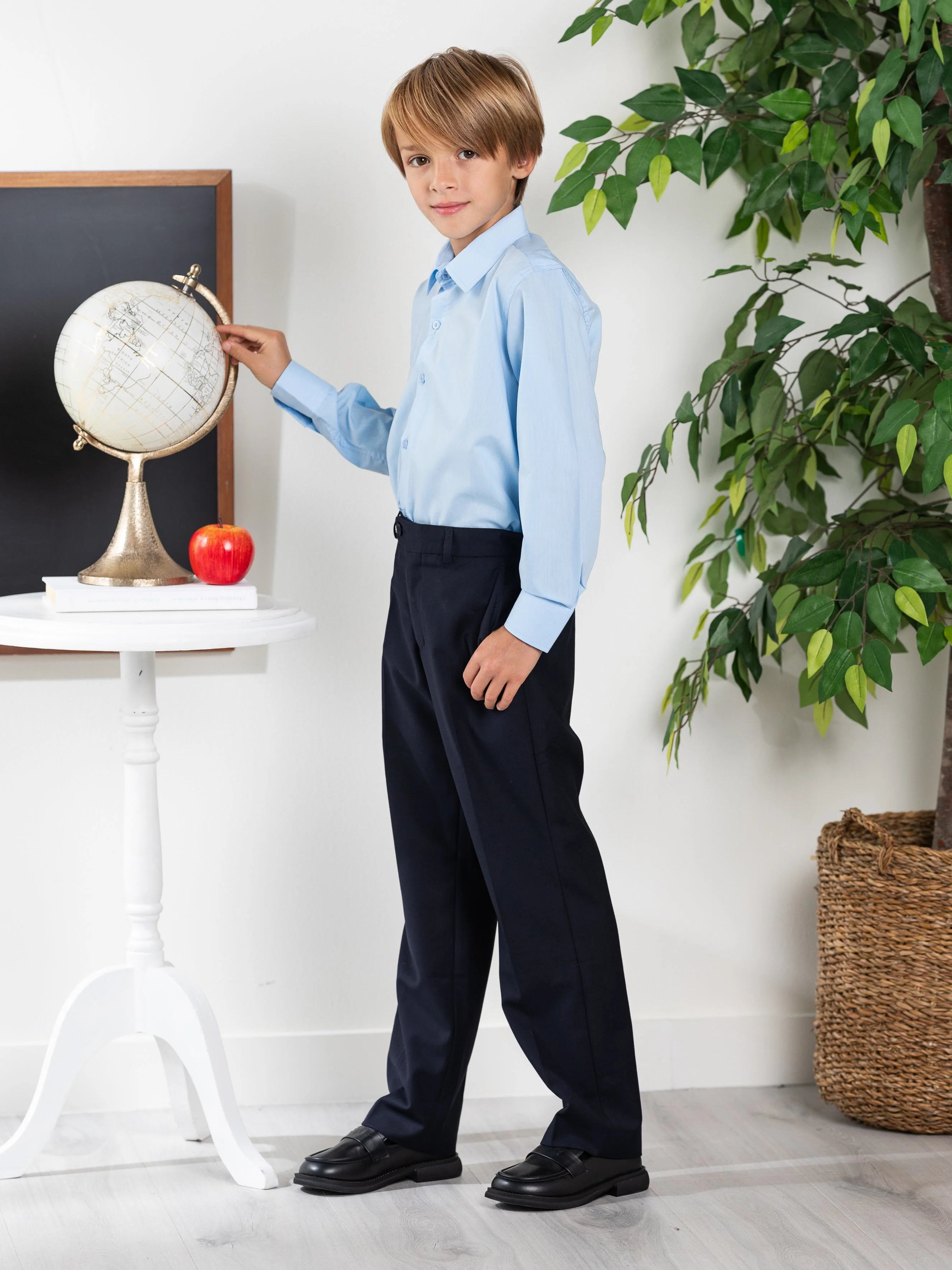 Essential Blue Button Down Shirt by Kids Couture - Image 2