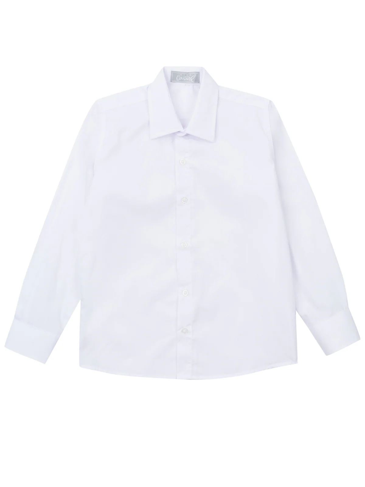 White Collared Dress Shirt by Kids Couture - Image 2