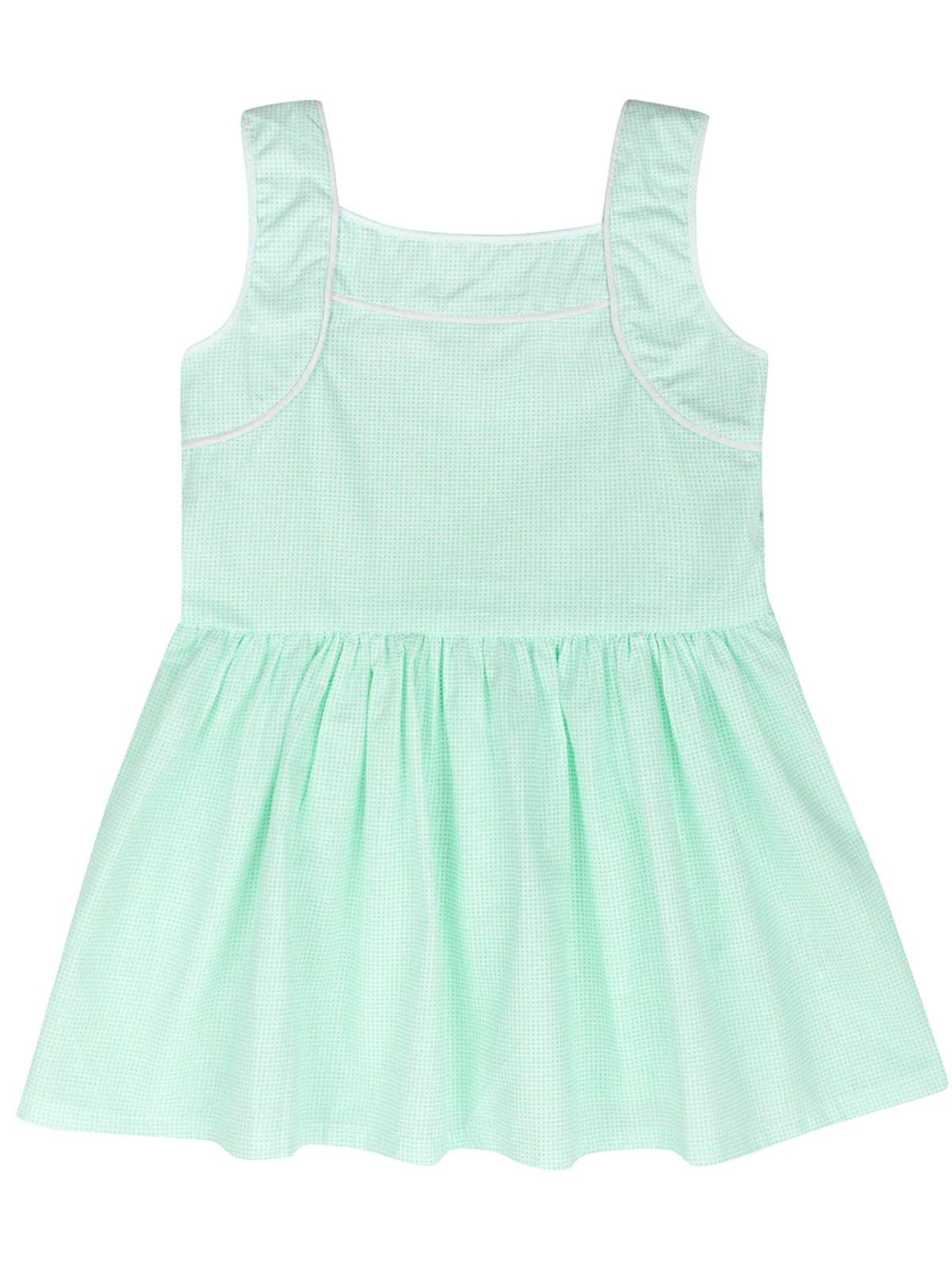 Green Glam Microdot Dress by Kids Couture - Image 6