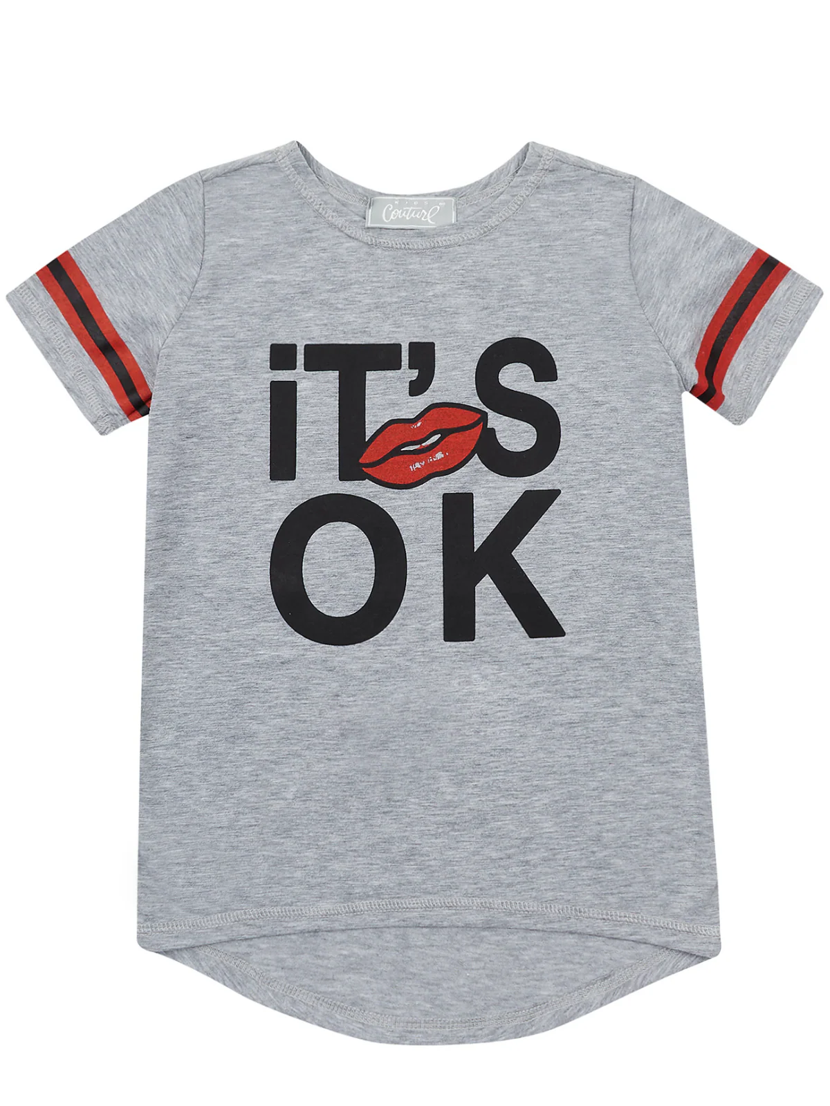 It's OK Hi-Lo Top and Legging Set by Kids Couture - Image 2