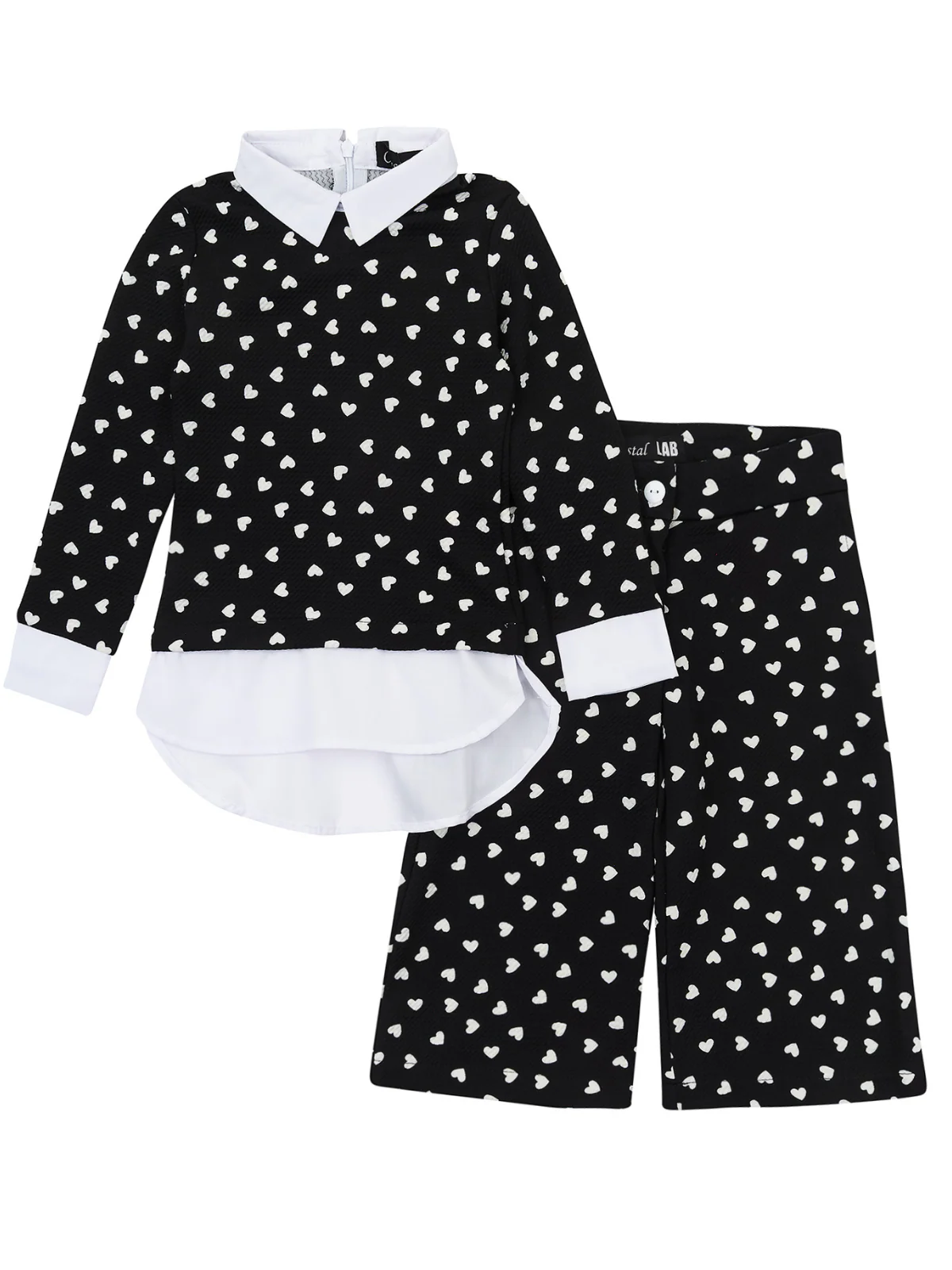 Mommy & Me Heart Chic Dressy Pants Set by Kids Couture - Image 3