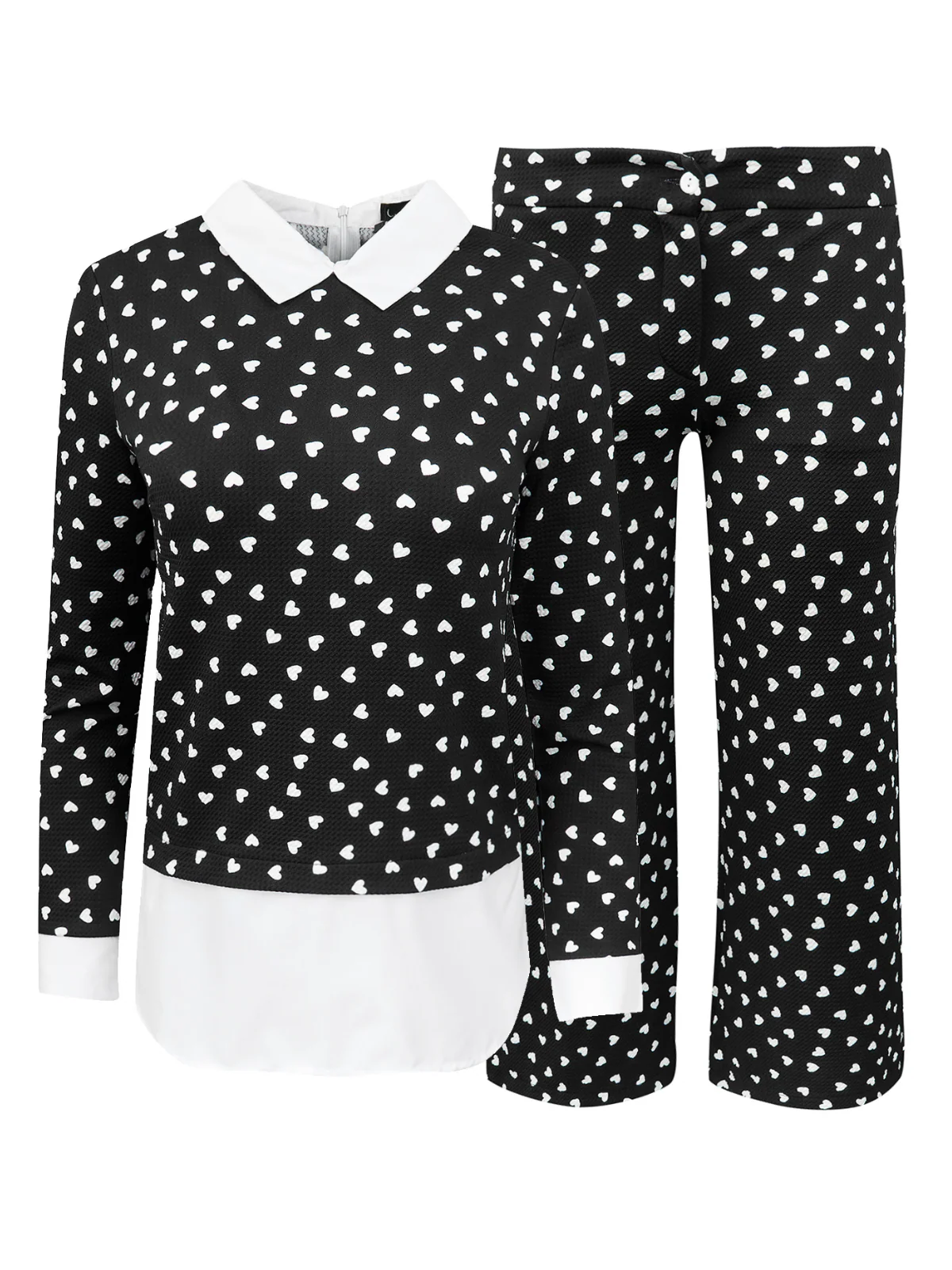 Mommy & Me Heart Chic Dressy Pants Set by Kids Couture - Image 5