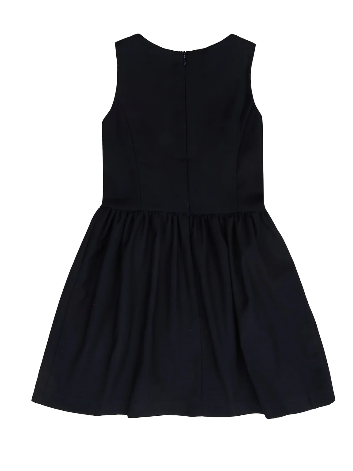 Navy Tulip Hem Girls Uniform Dress by Kids Couture - Image 5