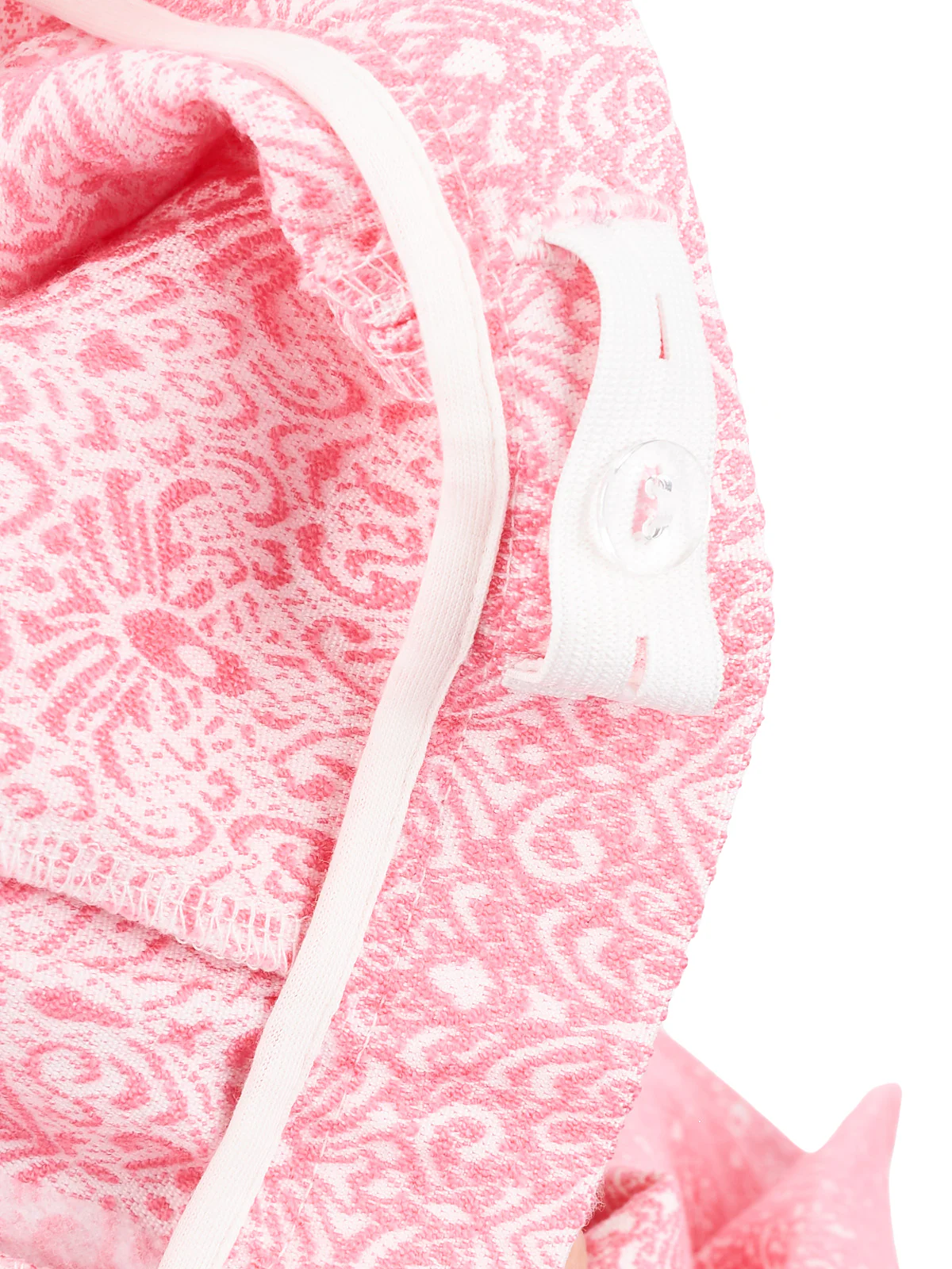 Sassy Pink Jacquard Pants by Kids Couture - Image 6