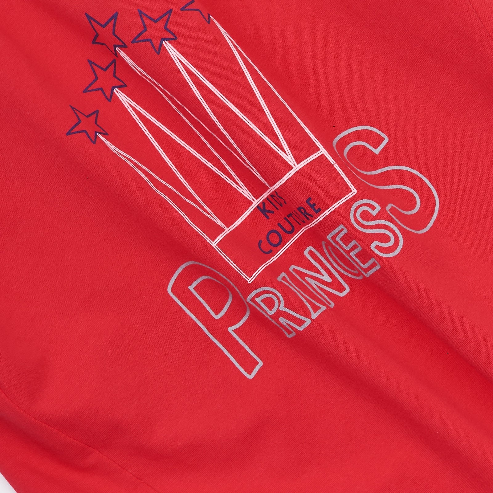 Red Princess Hi-Lo Top by Kids Couture - Image 3