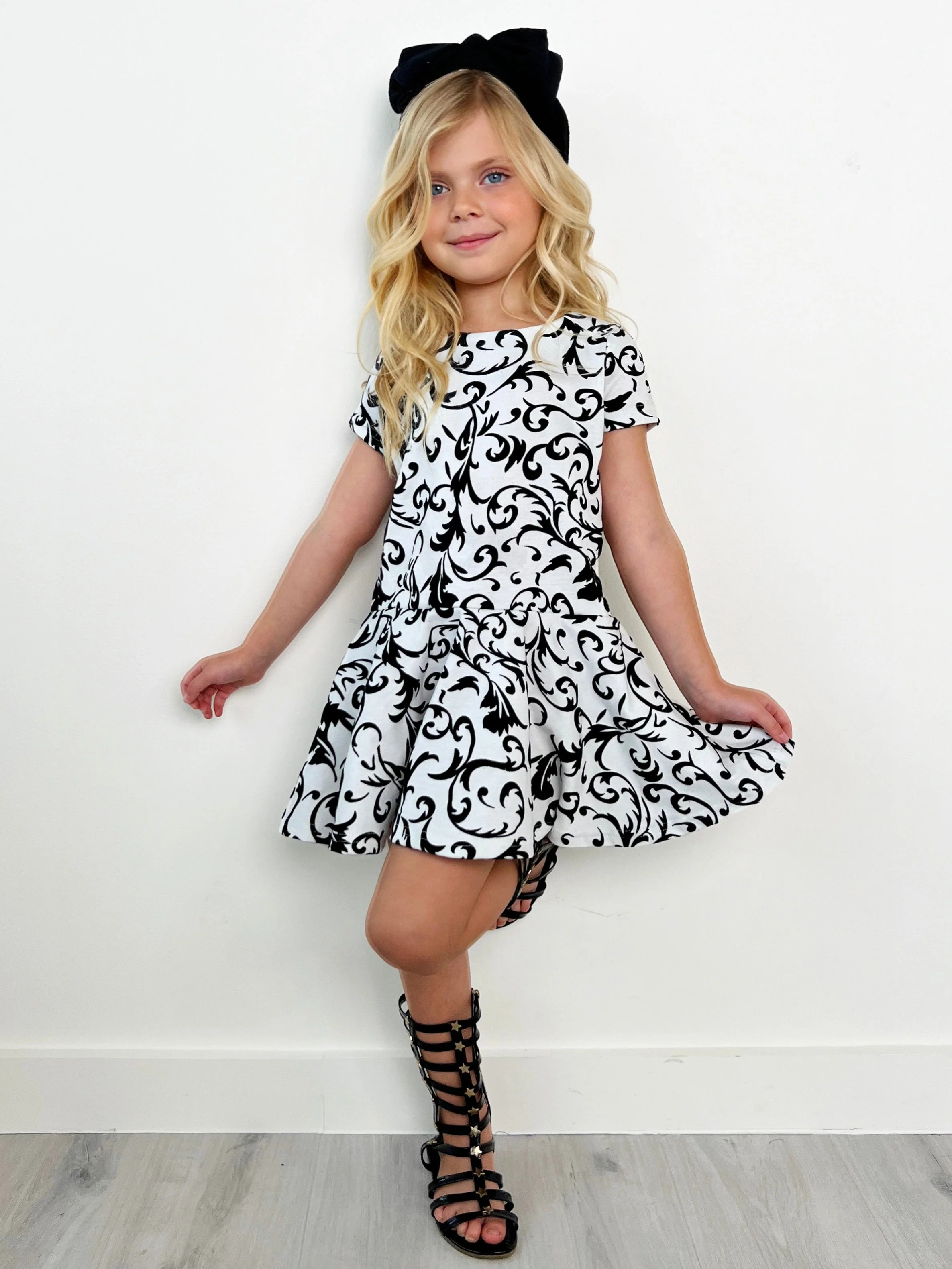Summer Classic Skater Dress by Kids Couture - Image 3