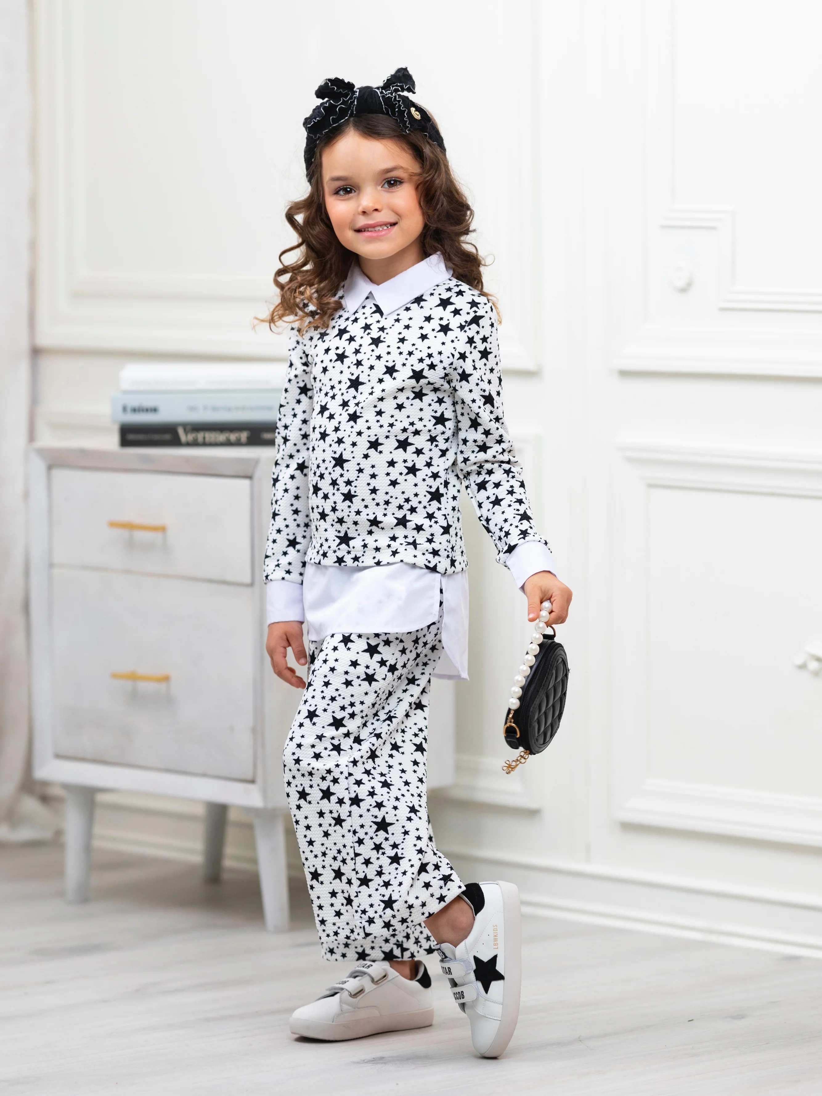 Mommy & Me Stellar Star Dressy Pant Set by Kids Couture - Image 4