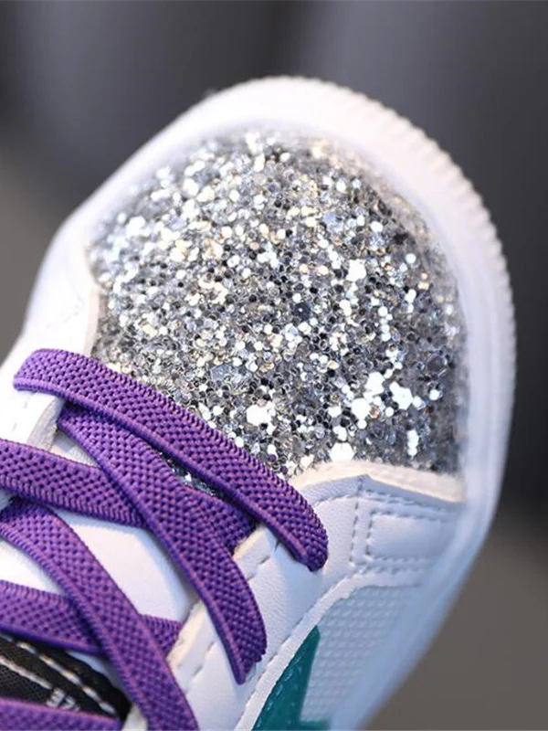 Rock Star Glam Glitter Sneakers by Liv and Mia - Image 3